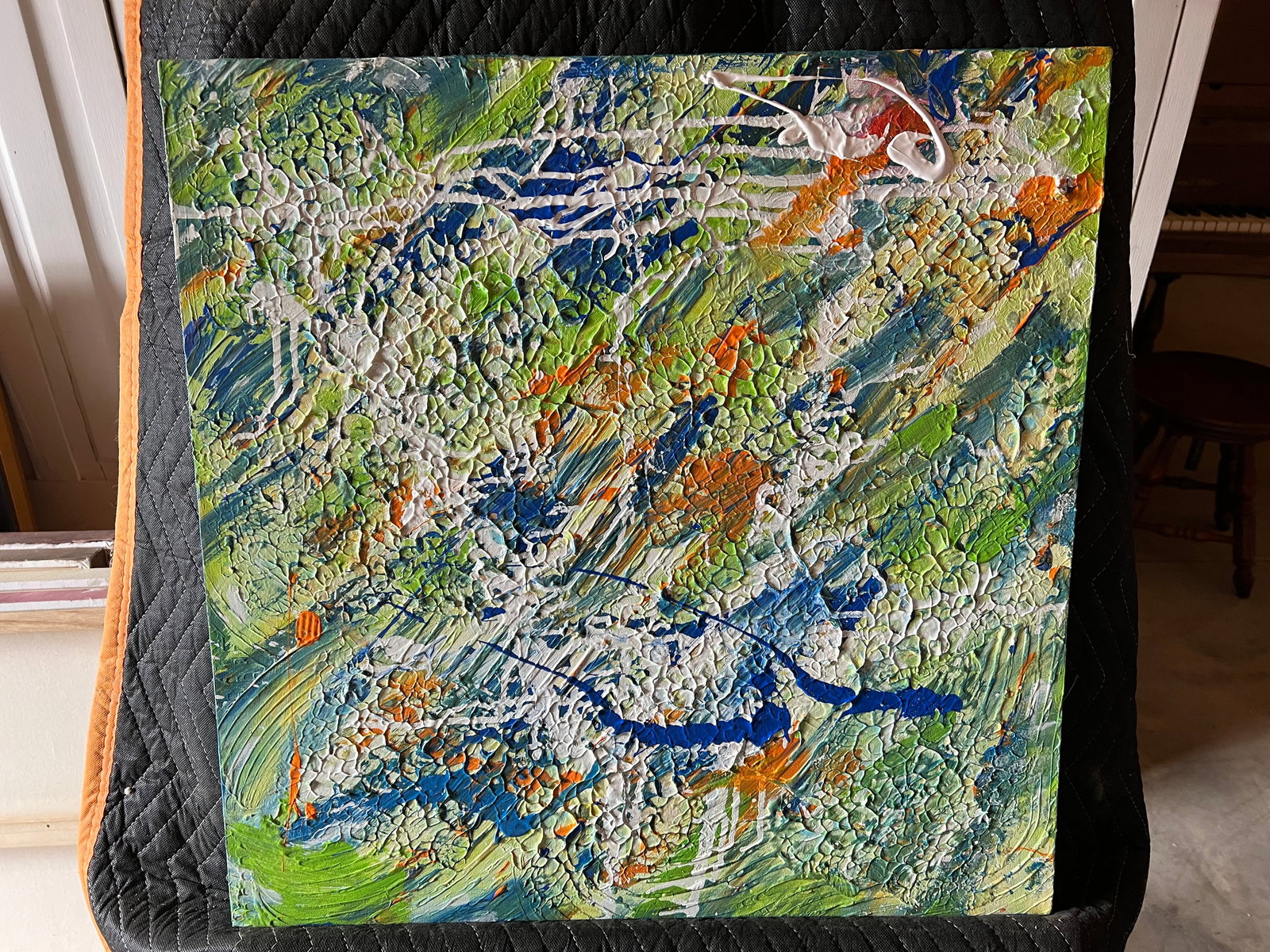 Abstract Acrylic on Canvas (1 of 5)