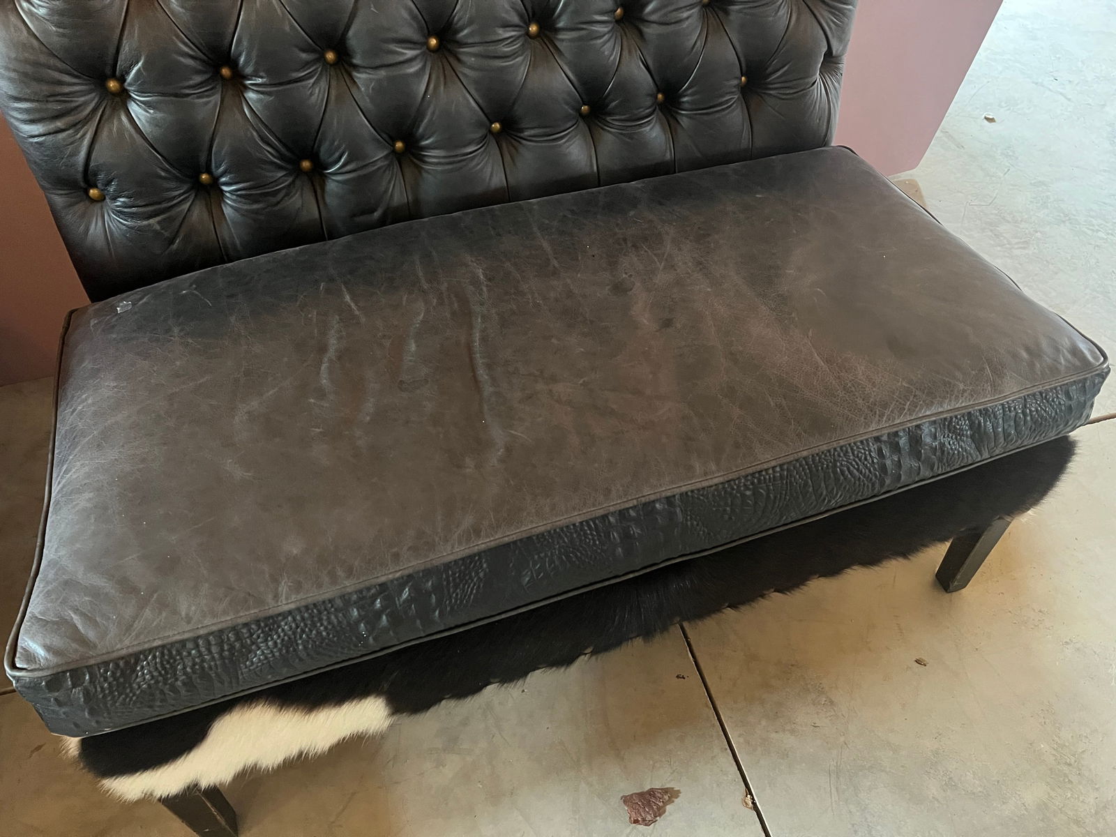 Cowhide Couch - 3