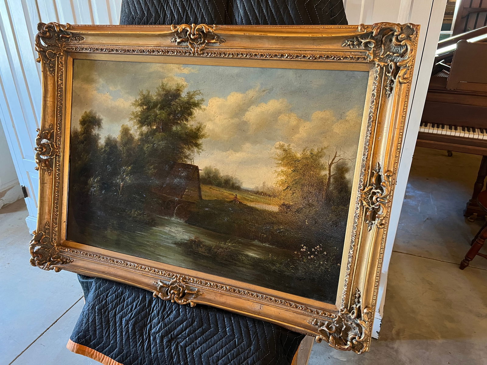 Signed Oil on Canvas - Countryside Scene (1 of 7)