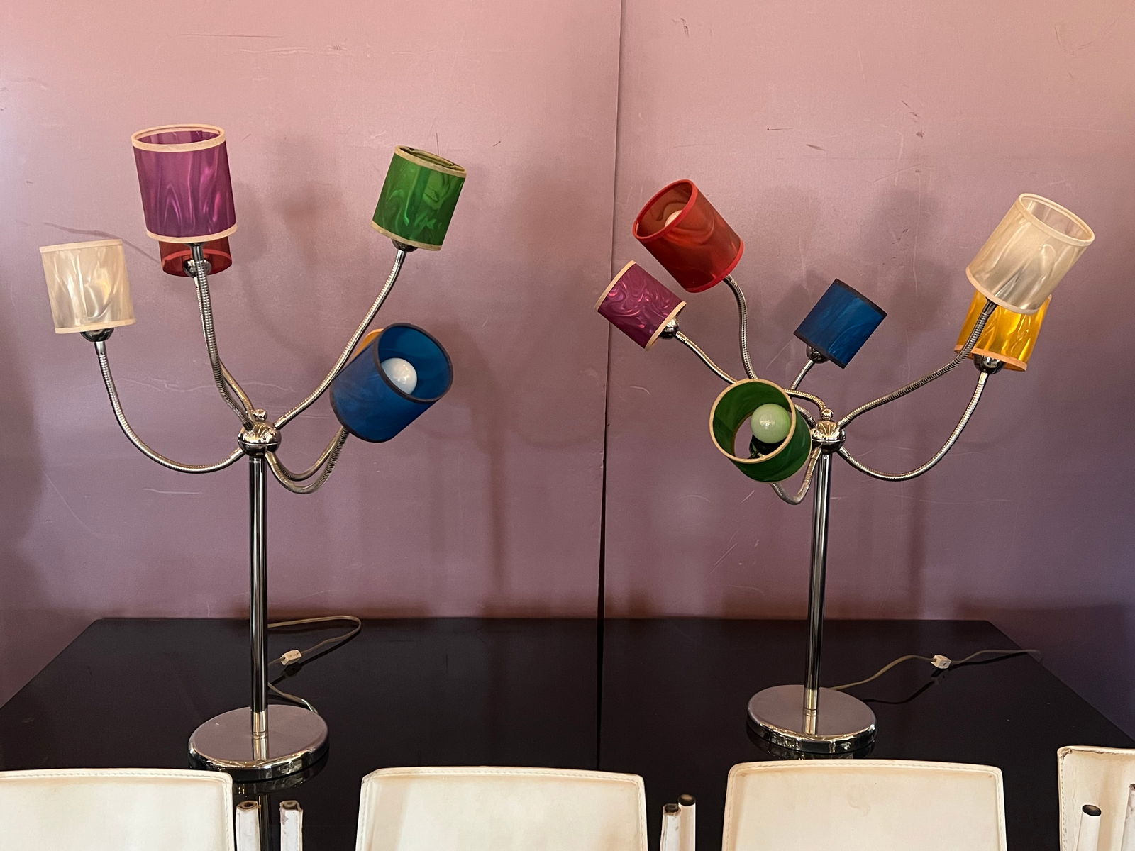 Pair of Mid Century 6 Light Medusa Lamps (1 of 6)