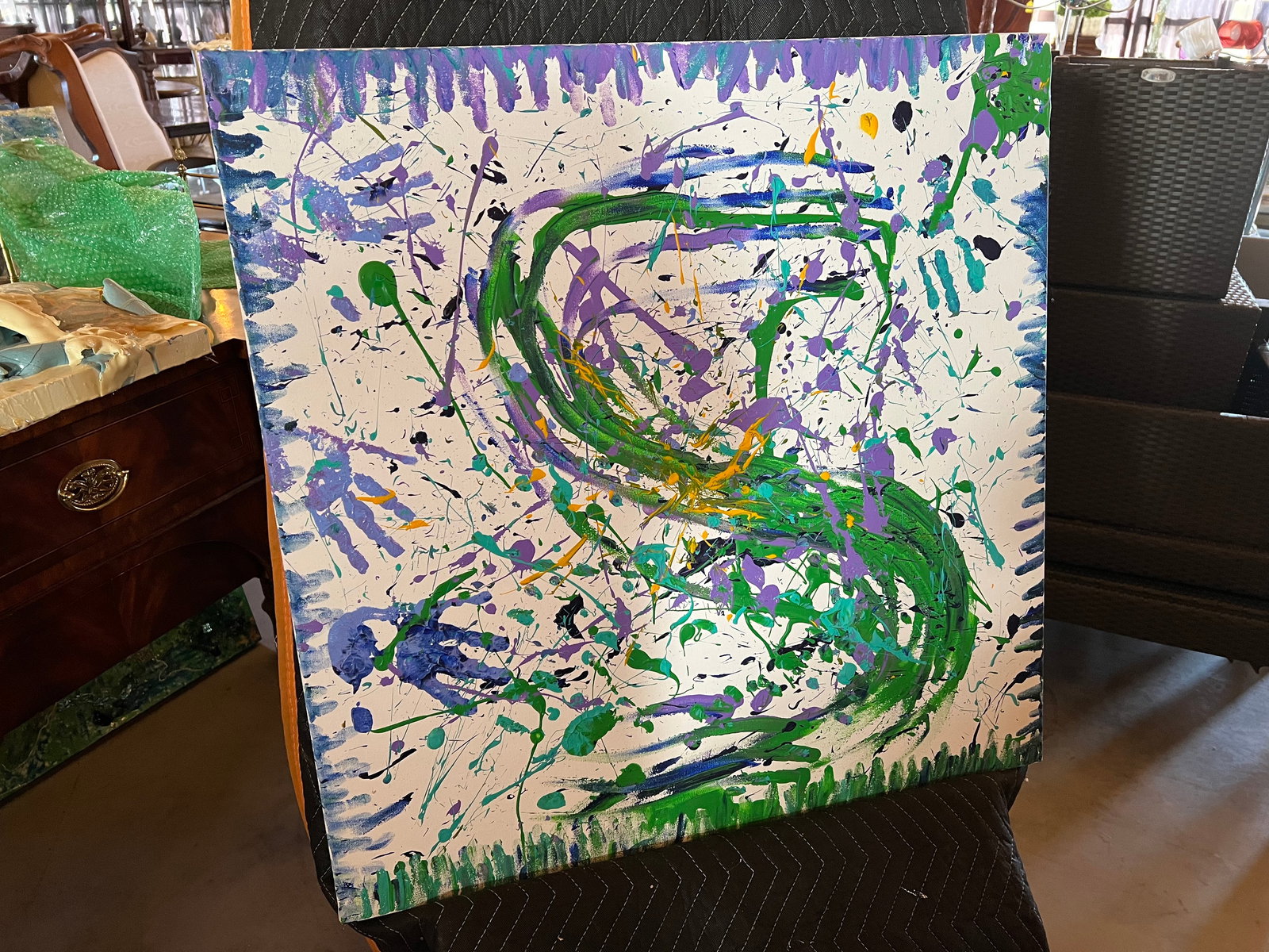 Modern Art Painting - Abstract: Modern Art Painting - Abstract. No frame