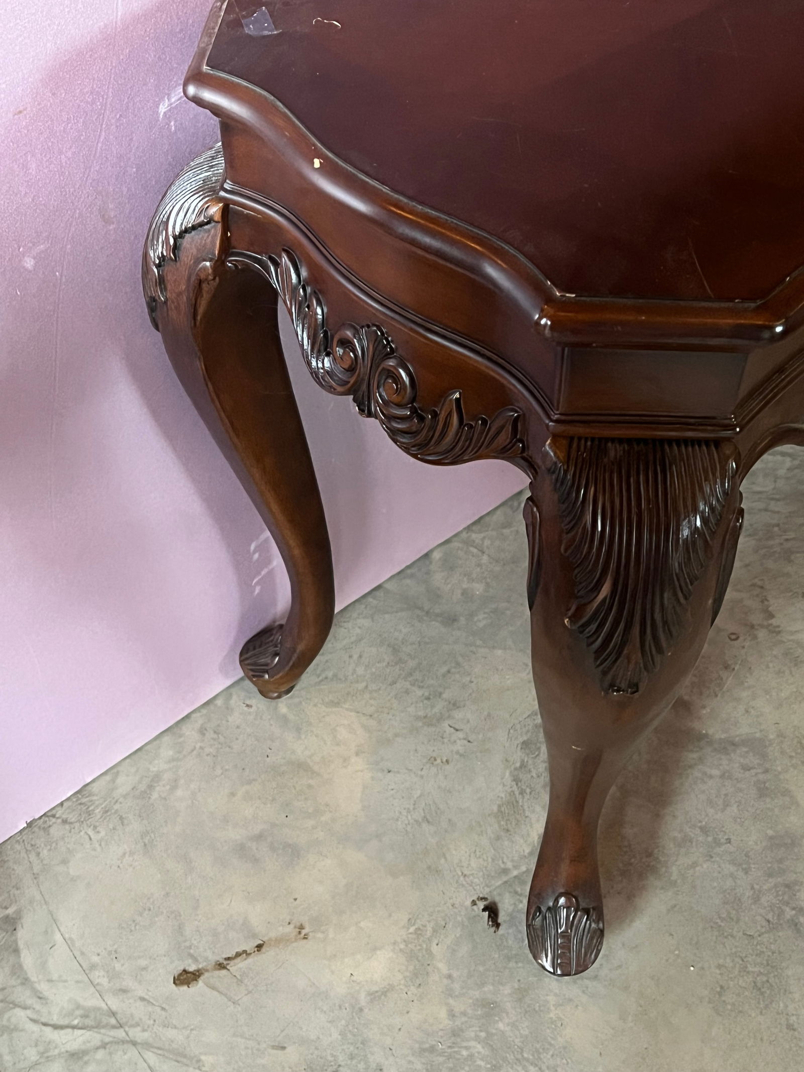 Mahogany Console Table - 6