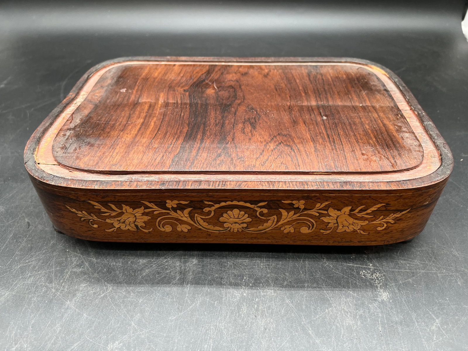 Wooden Riser with Marquetry Inlay Work (1 of 6)