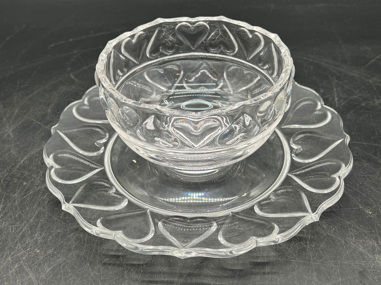 Tiffany & Co. Crystal Bowl and Plate (1 of 9)