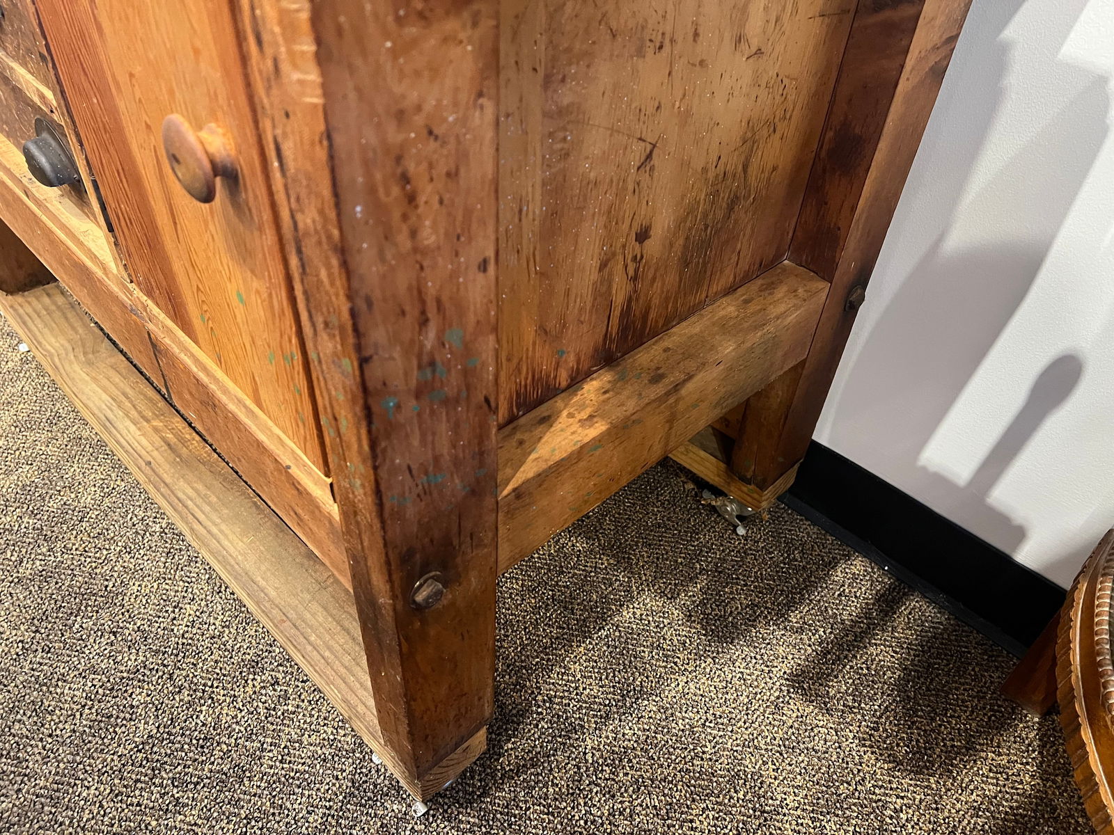 Oak Workbench w/Itron Vice - 12