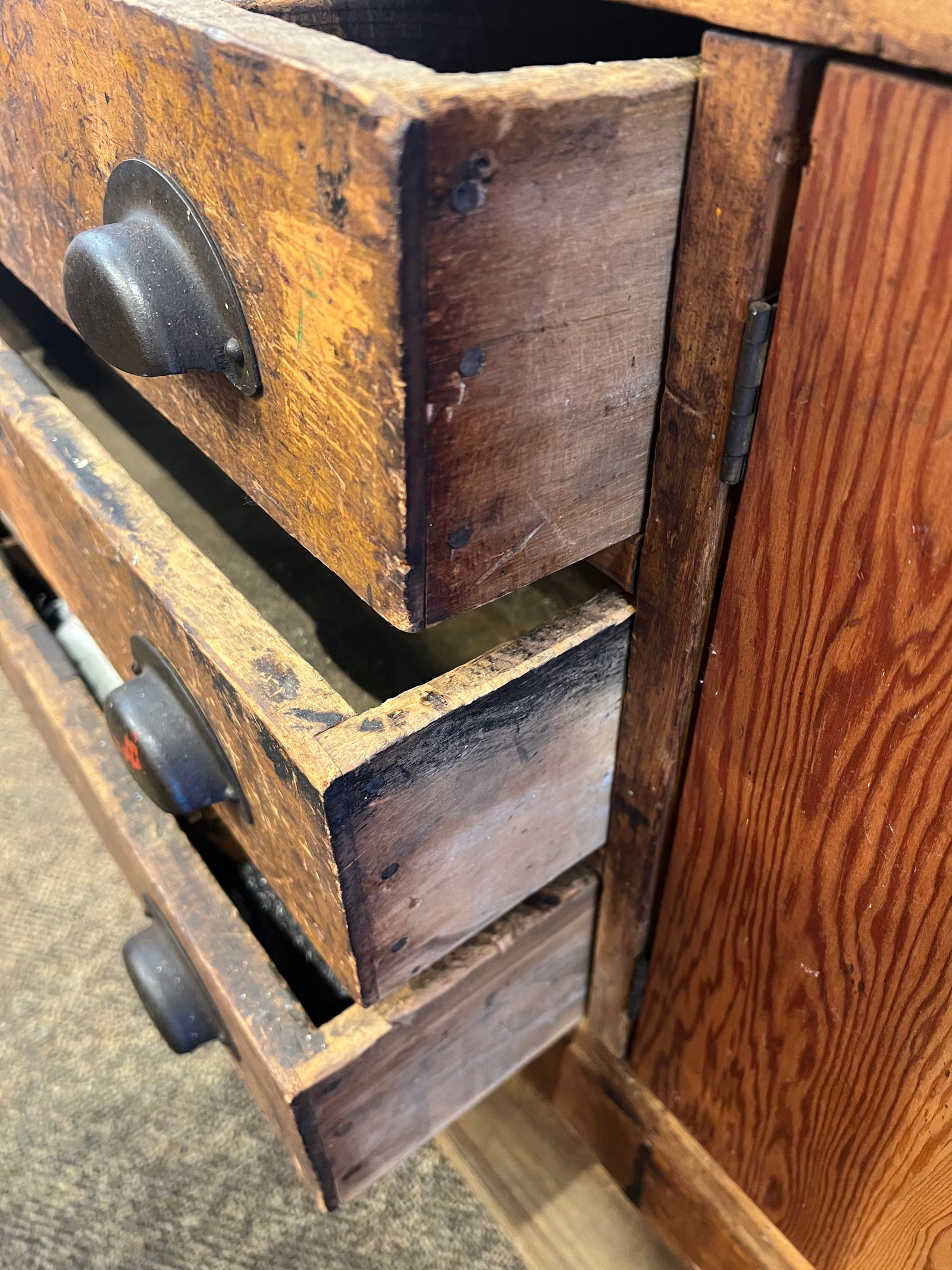 Oak Workbench w/Itron Vice - 8