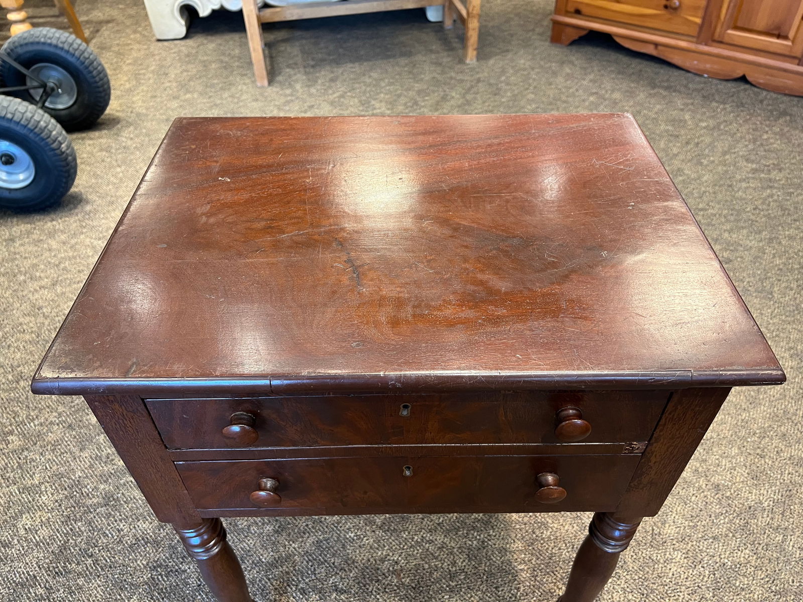 Mahogany Work Stand - 3