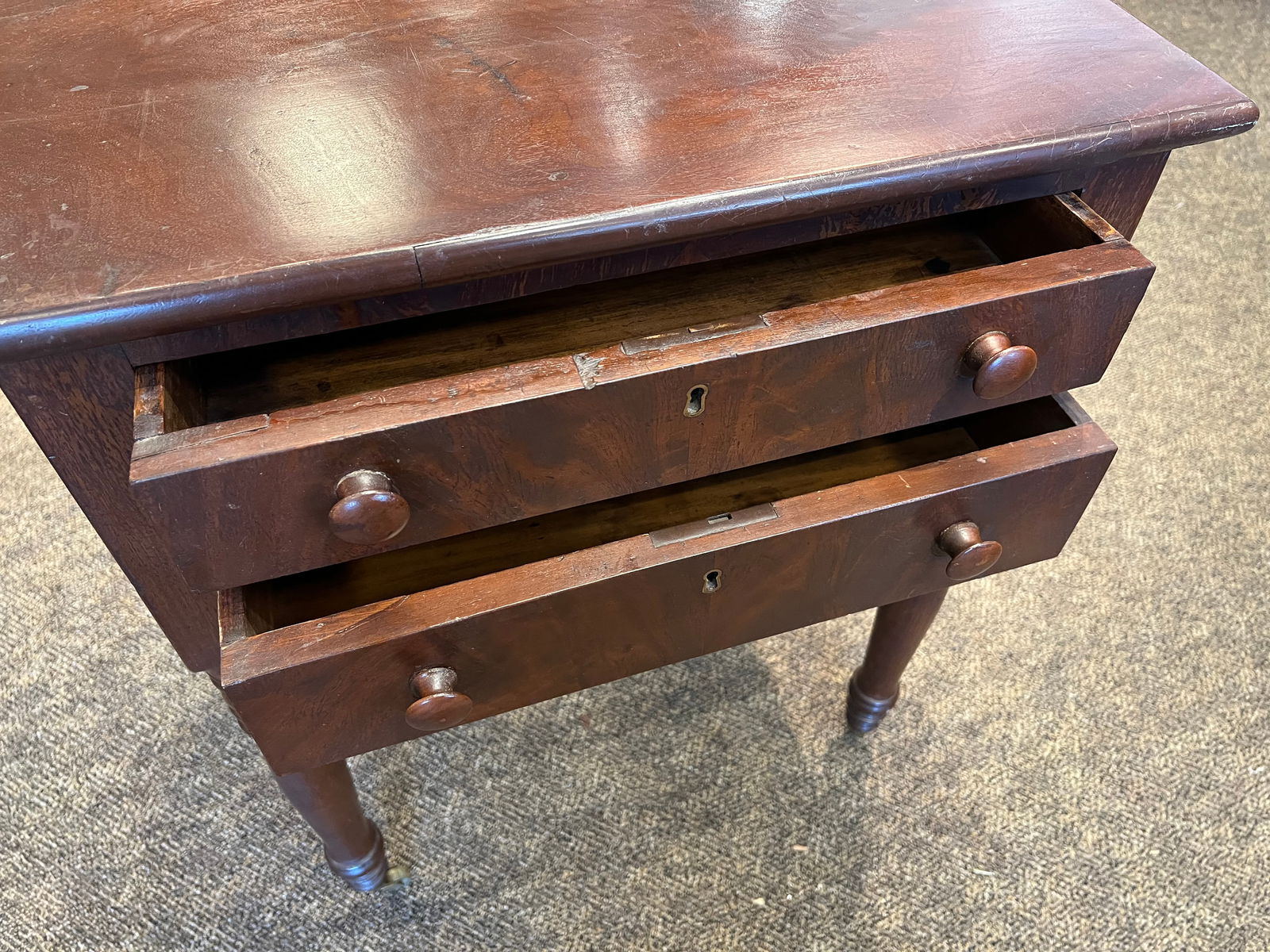 Mahogany Work Stand - 4