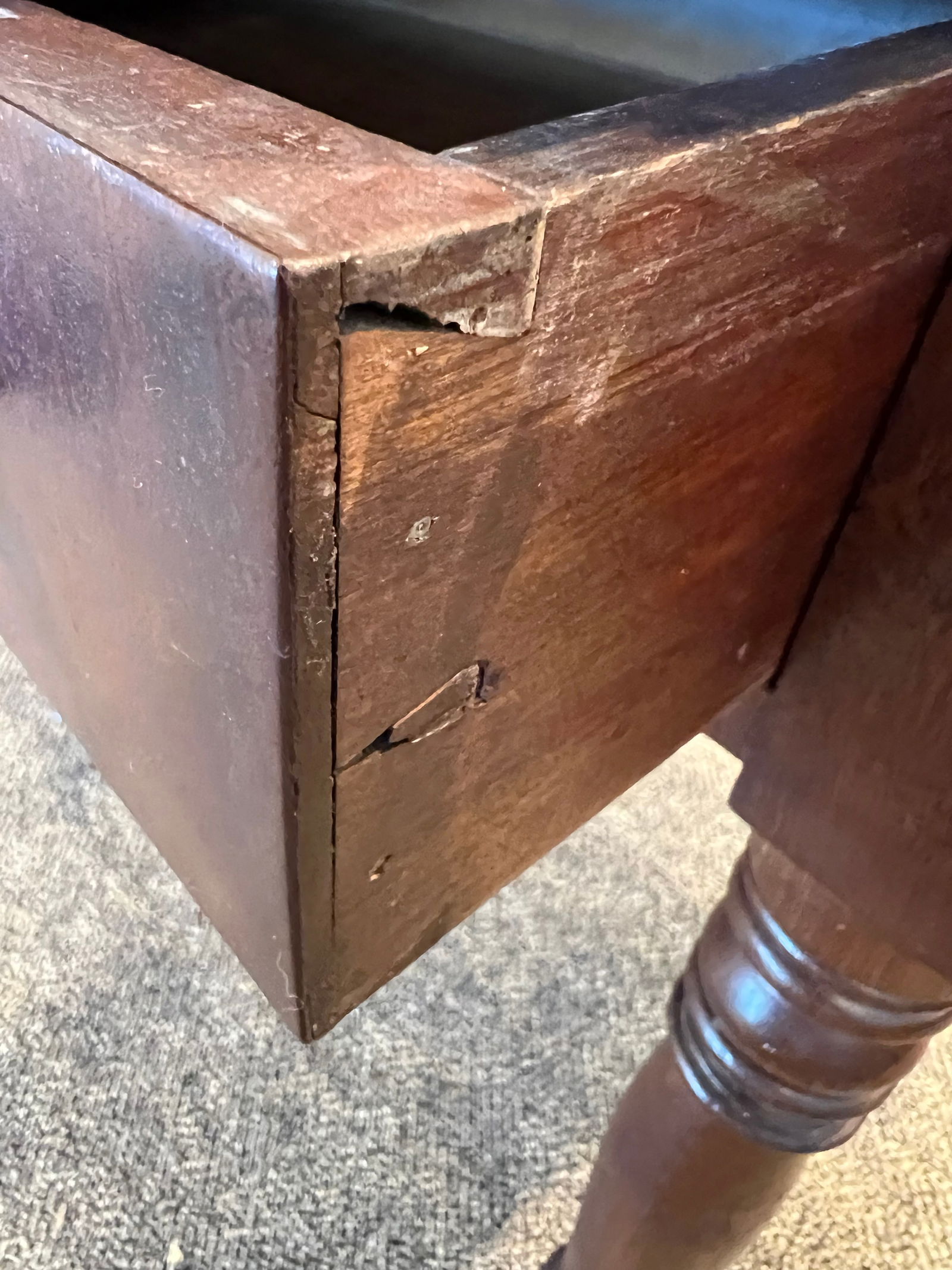 Mahogany Work Stand - 5