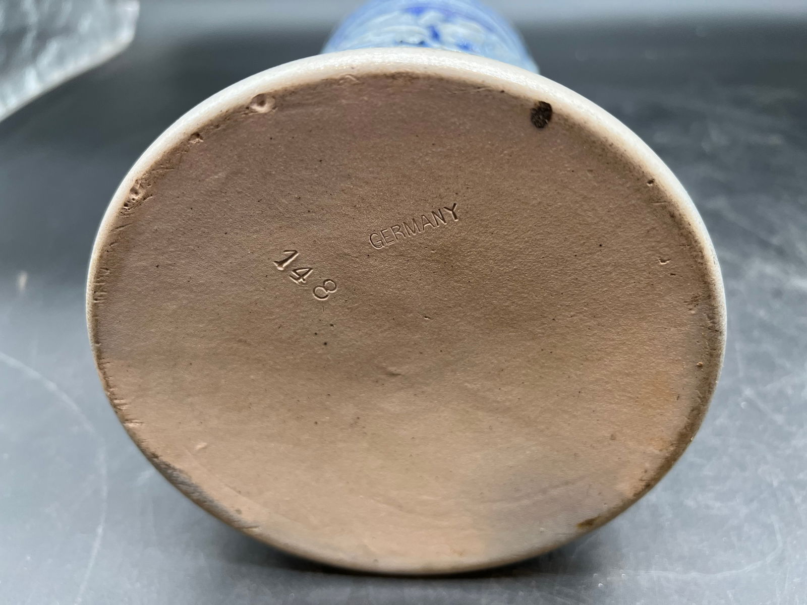 German Westerwald Lidded Beer Stein - 9