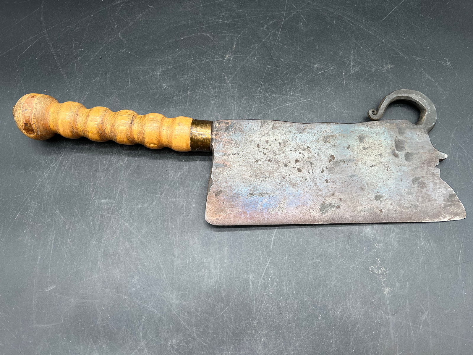 Hand Forged Clever with Face - 6