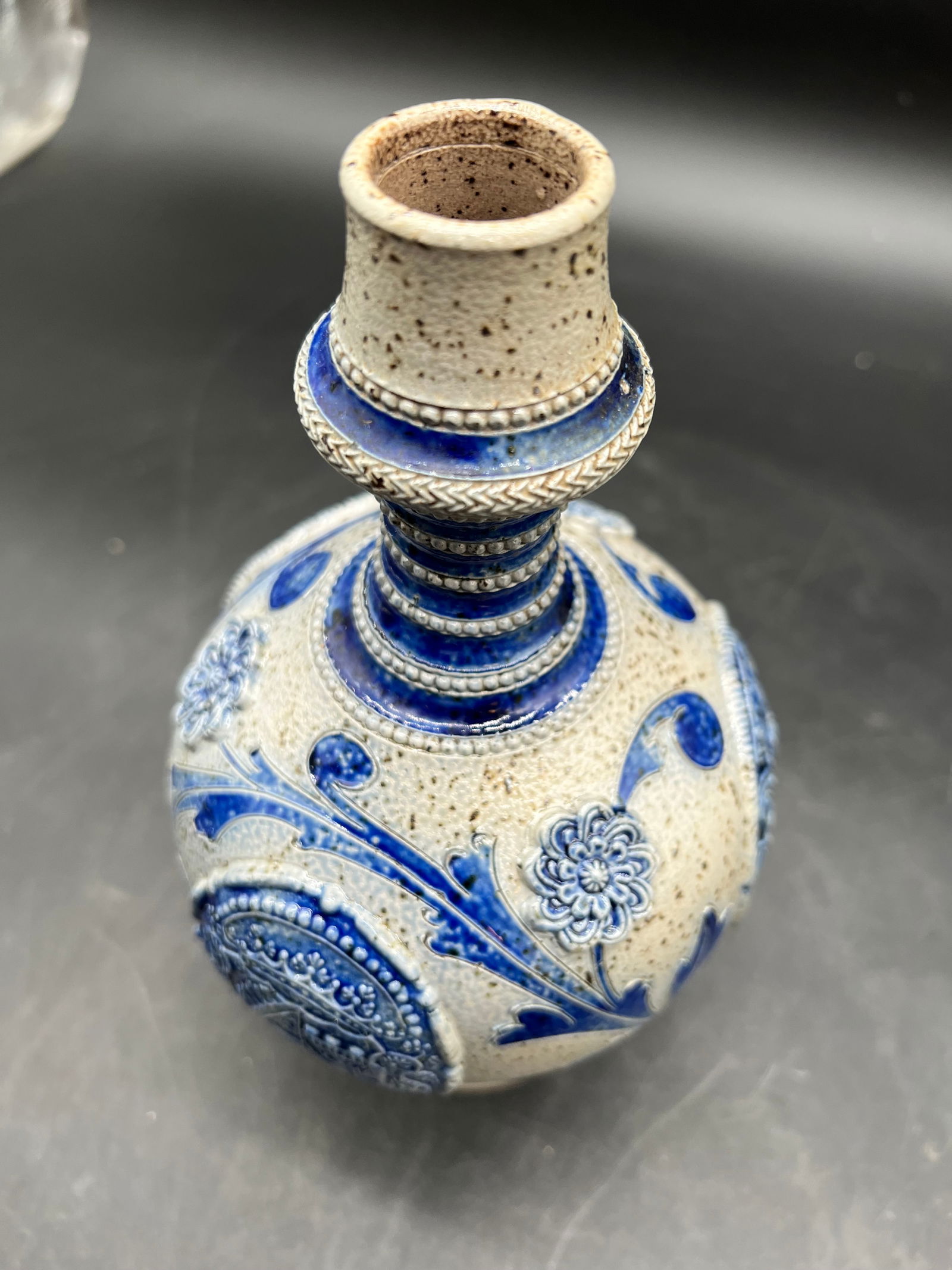 German Westerwald Salt Glaze Bottle - 2