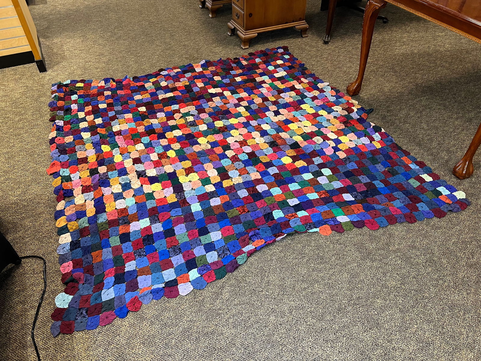 Early Yo Yo Quilt - 2