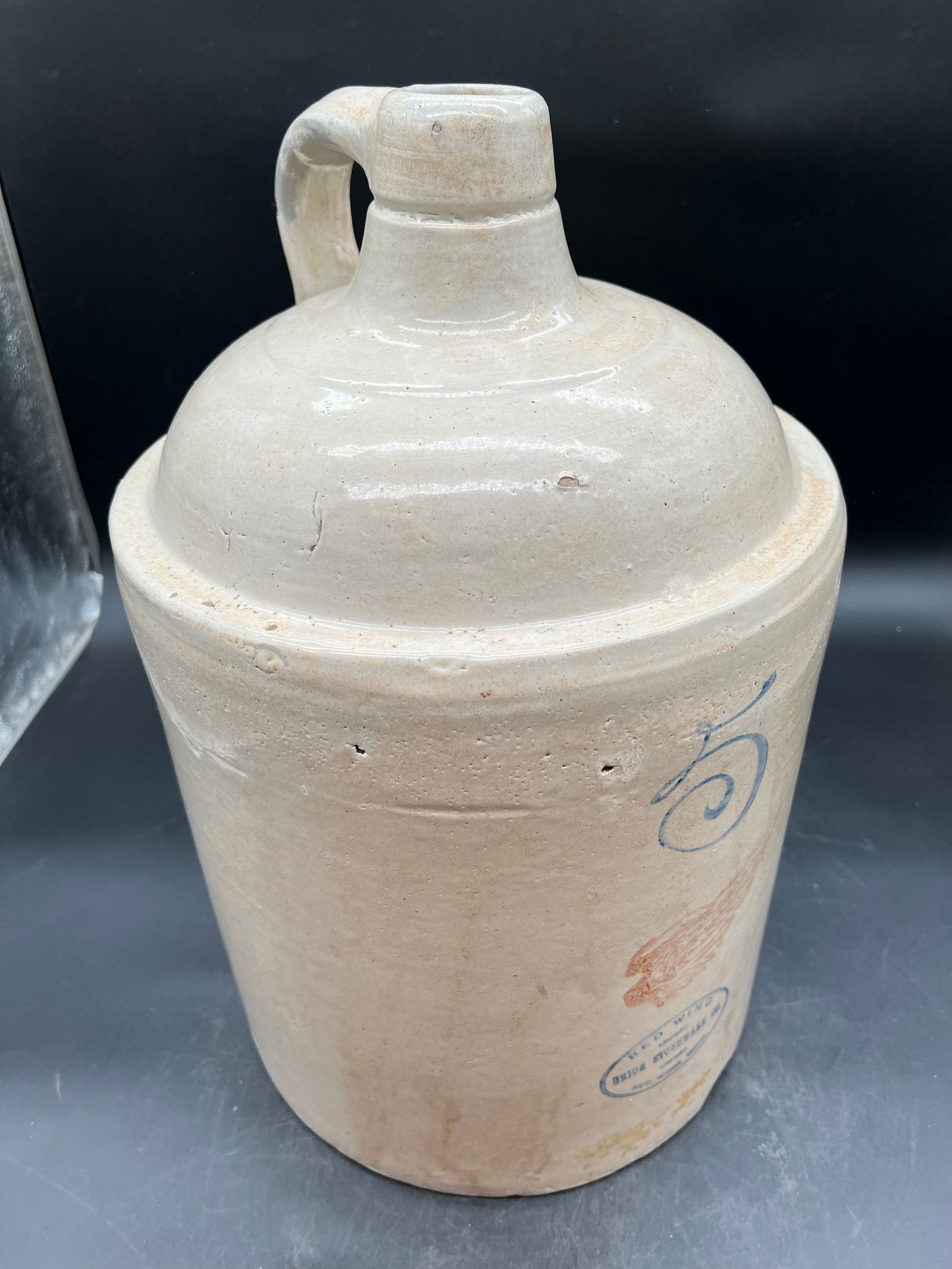 5 Gallon Redwing Stoneware Jug (1 of 11)
