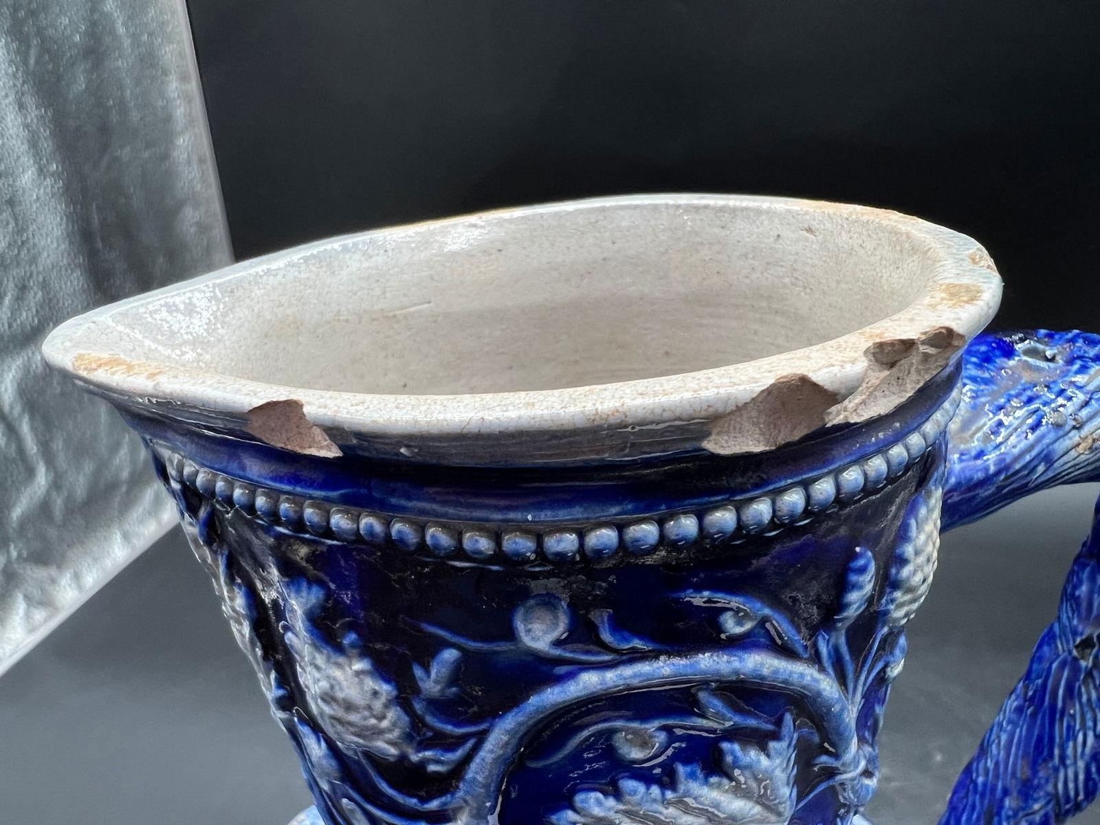 German Westerwald Salt Glaze Pitcher - 6