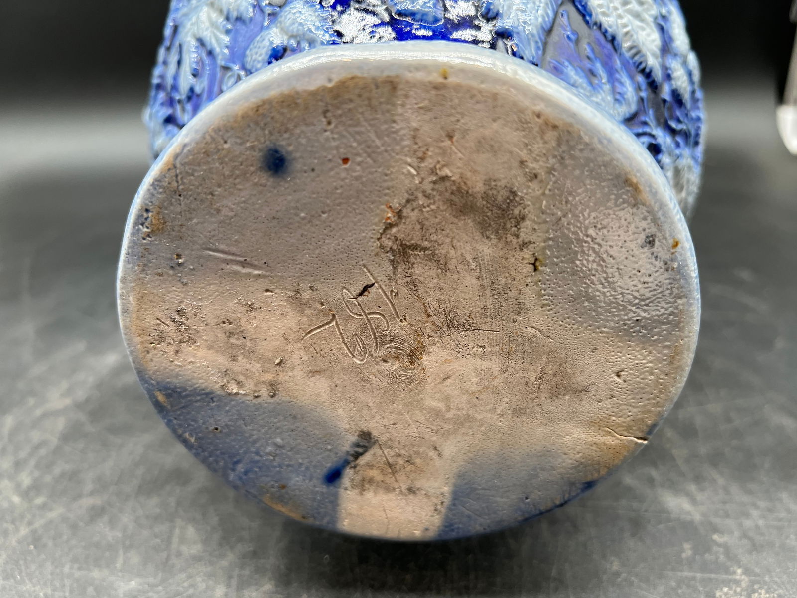 German Westerwald Salt Glaze Pitcher - 8