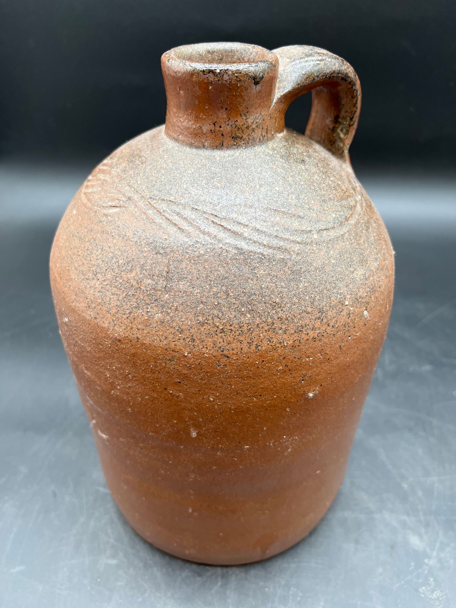 Attributed to EL Stork Stoneware Jug: Attributed to EL Stork Stoneware Jug