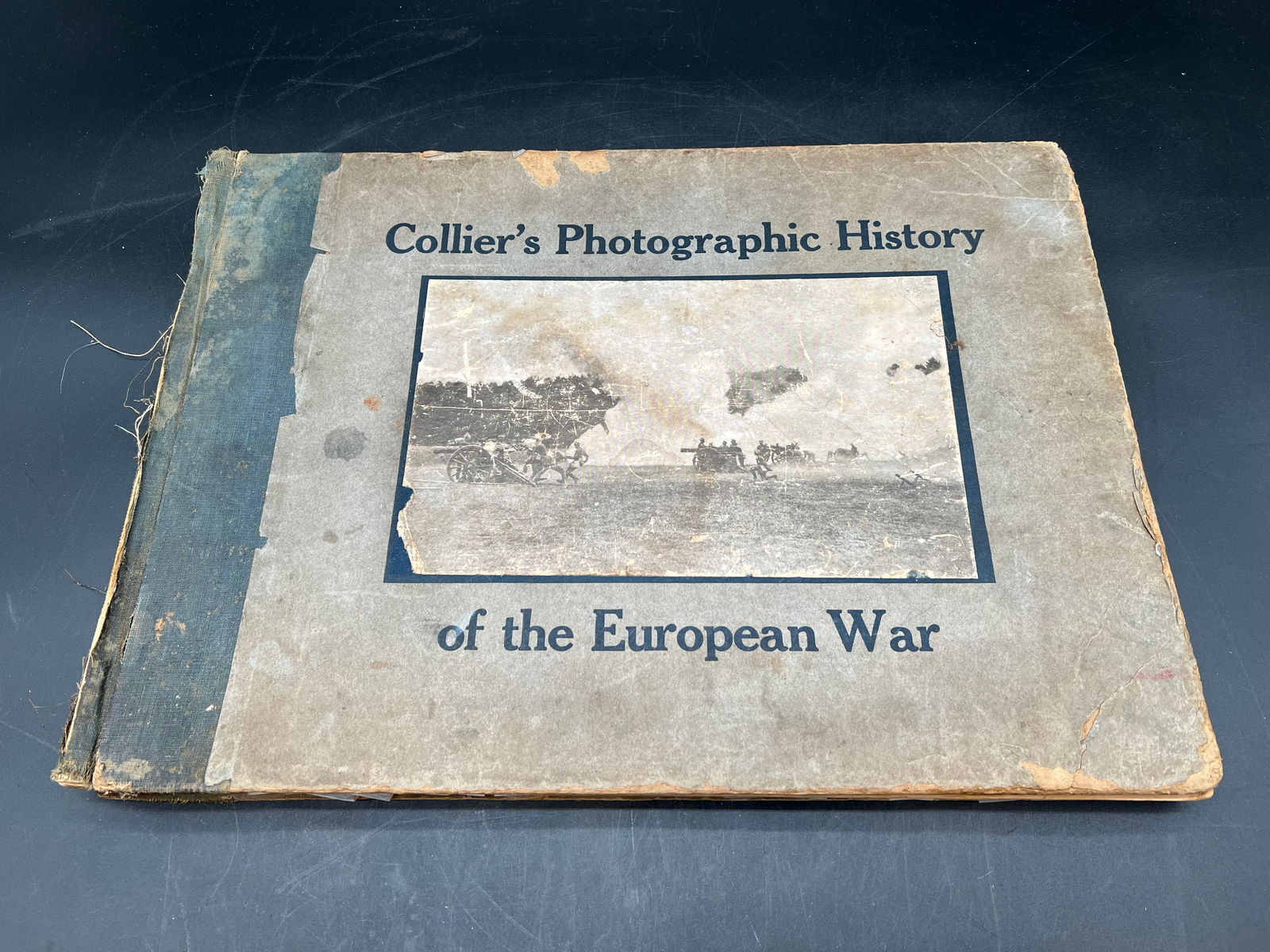 Early Collier’s Photographic History of the European War Book: Early Collier’s Photographic History of the European War Book. Copyright 1917