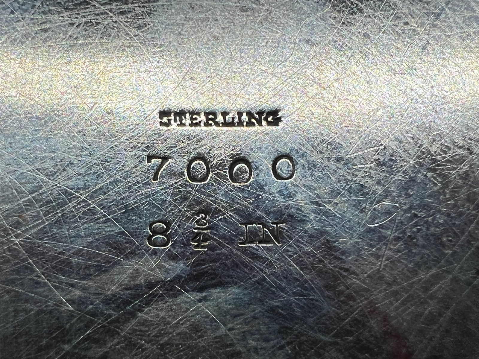 Sterling Silver Monogrammed Serving Bowl - 6