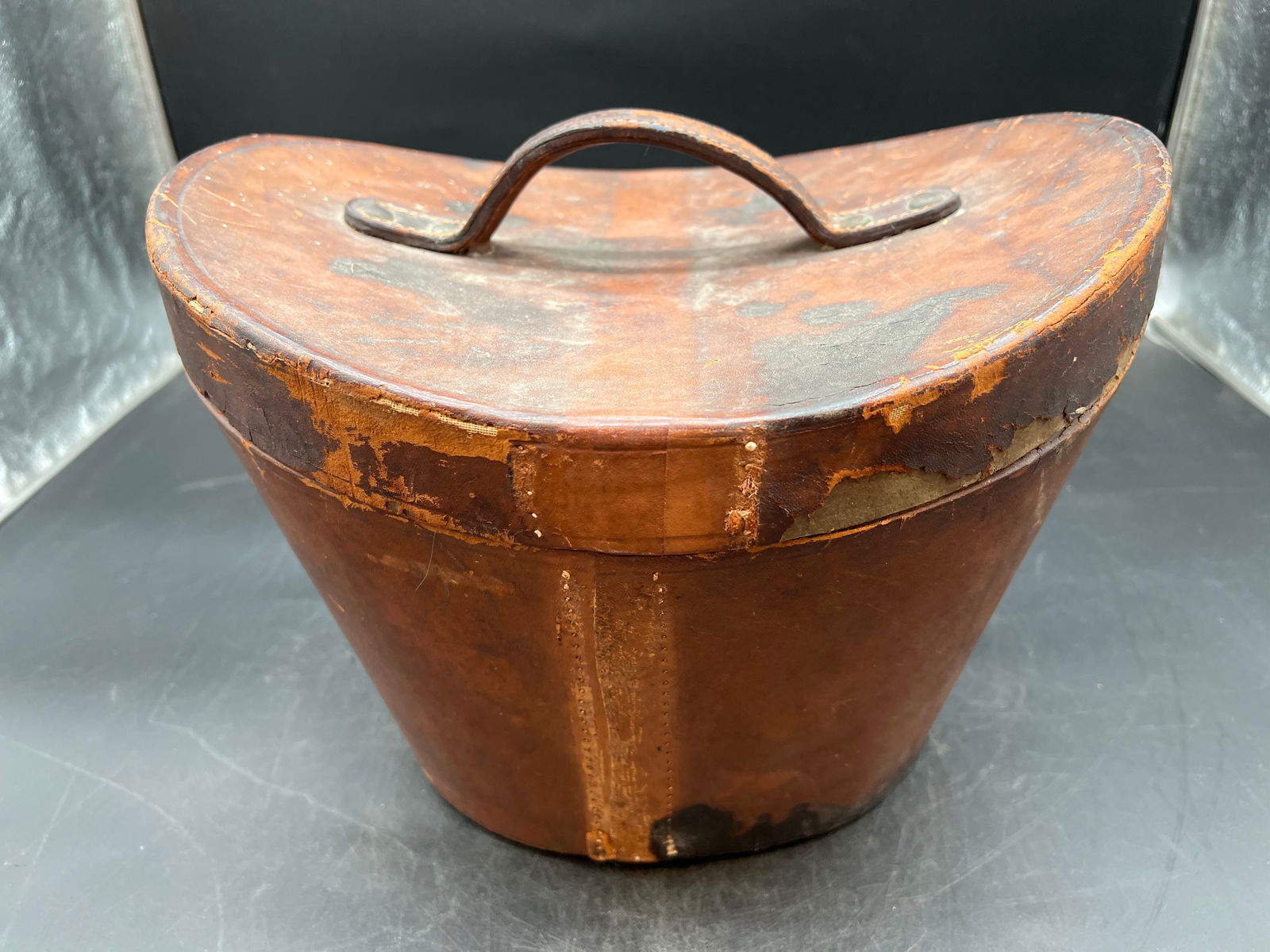 Early Beaver Skin Hat w/Original Box: Early Beaver Skin Hat w/Original Box