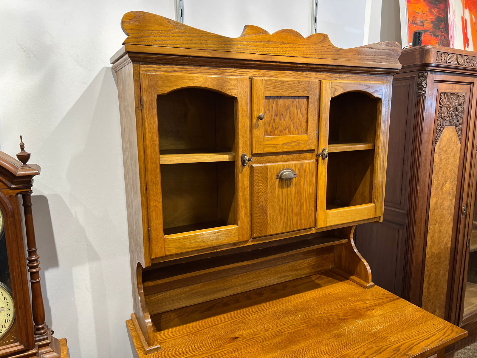 Oak Hutch - 2