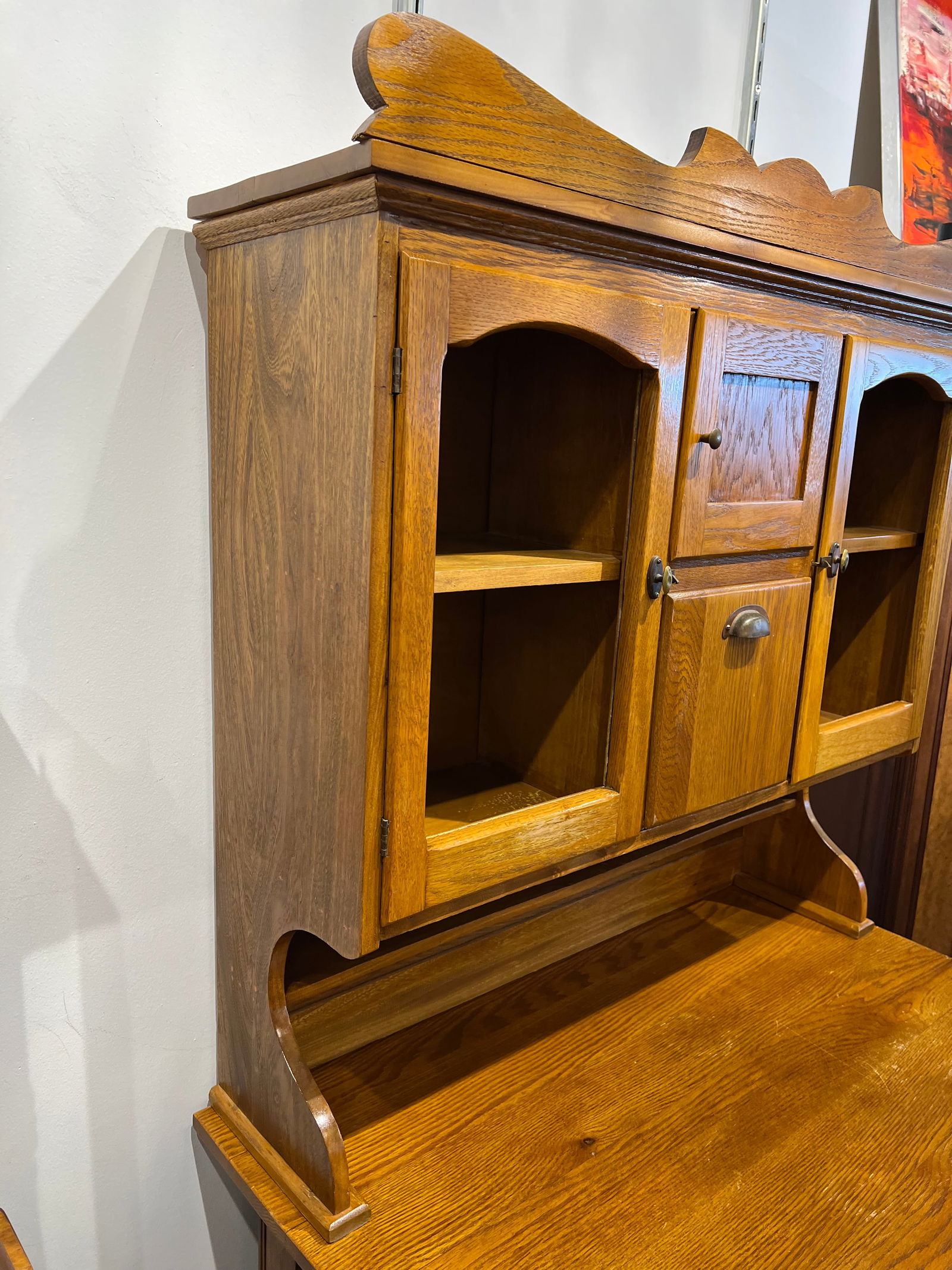 Oak Hutch - 6