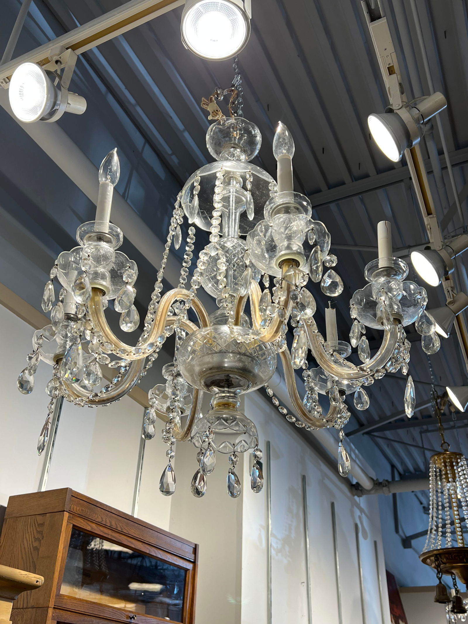 Brass Chandelier - 5