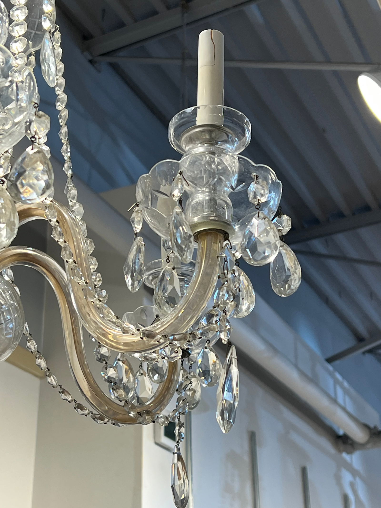 Brass Chandelier - 6