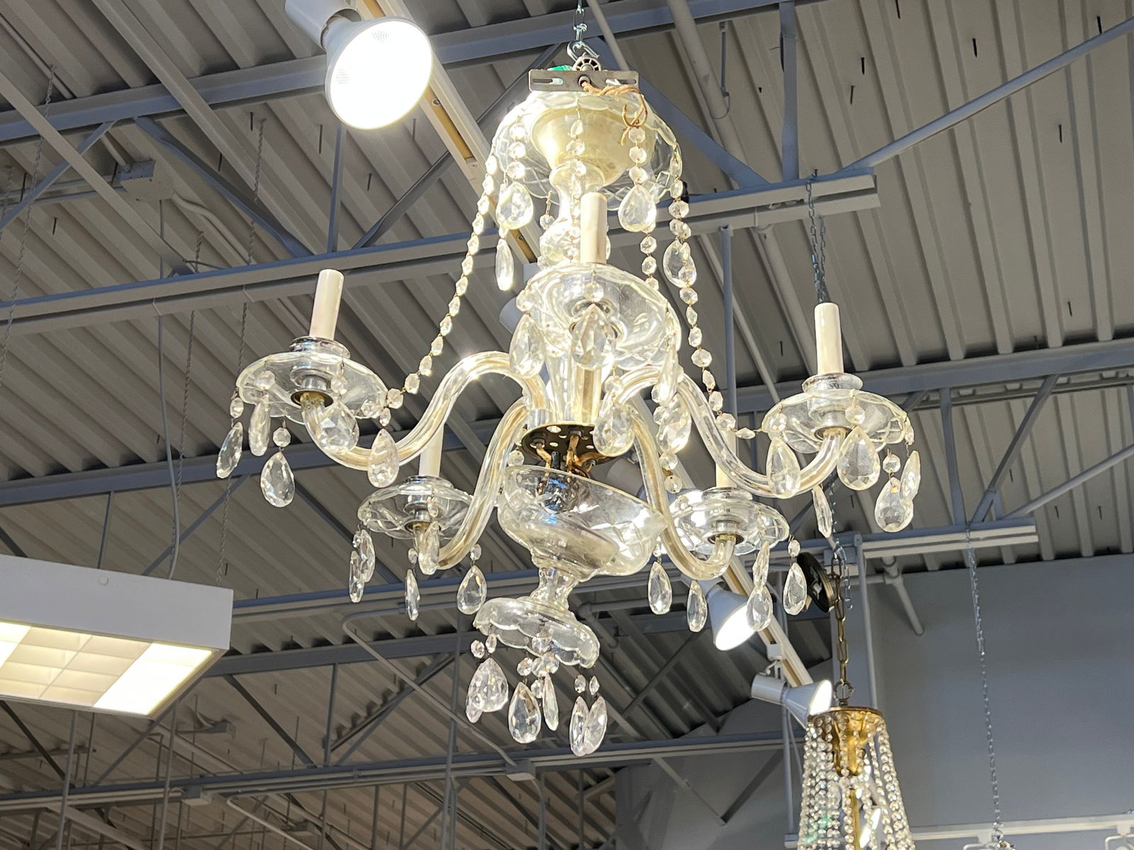 Brass Chandelier - 2