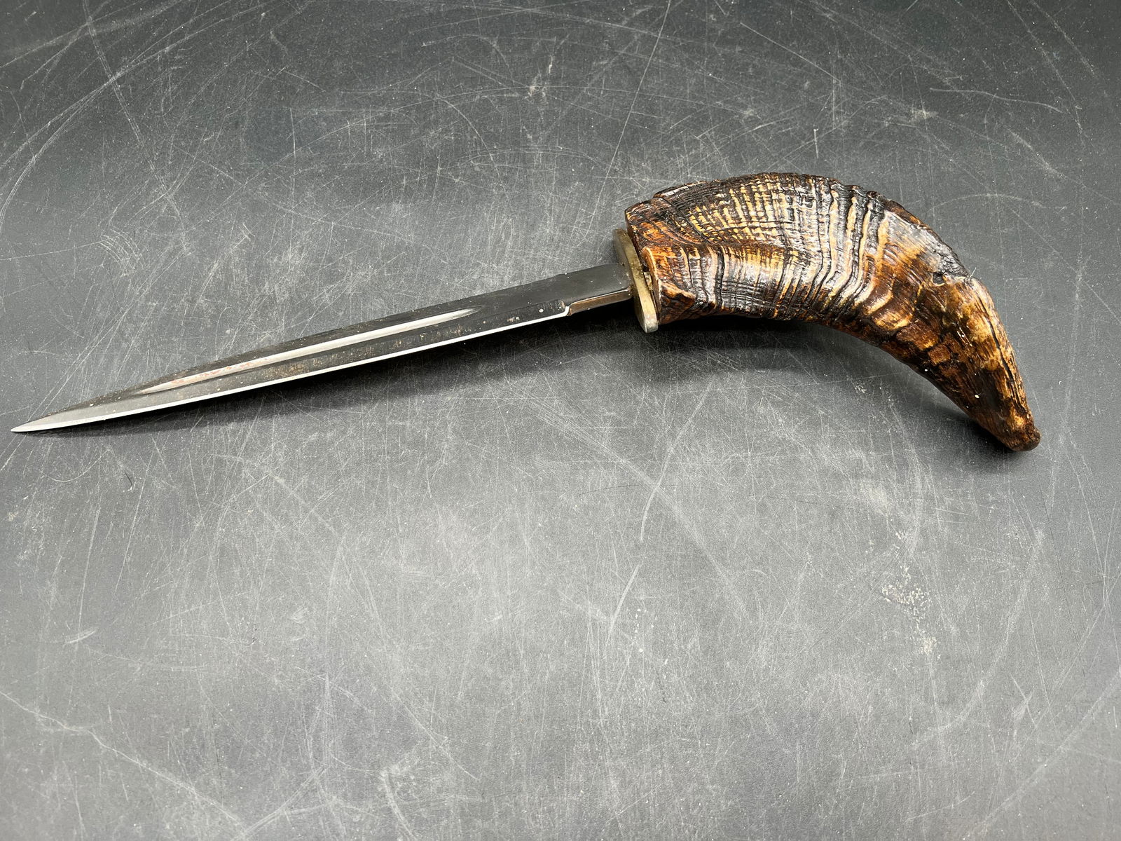 Handmade Antler Handle Knife - 5