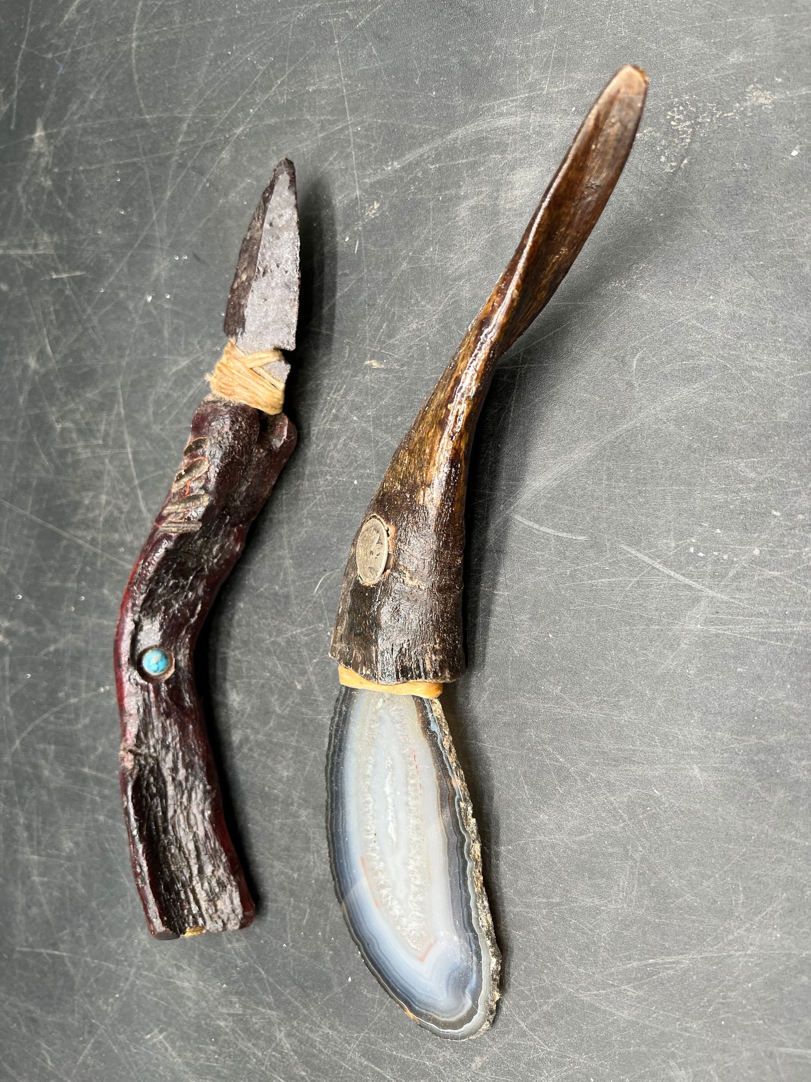 Lot of 2 Handmade Knives (1 of 6)