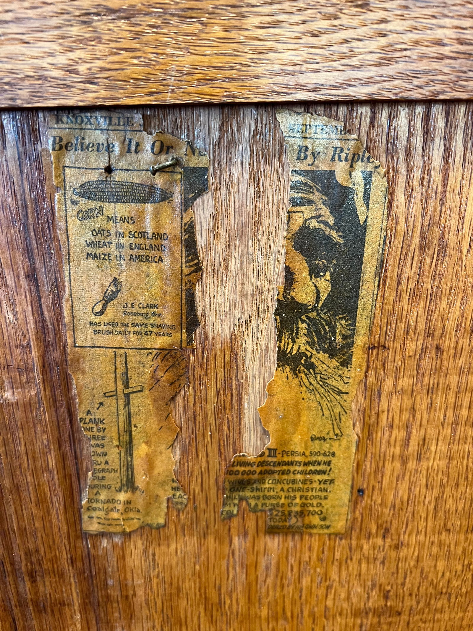 Oak Primitive Desk - 6