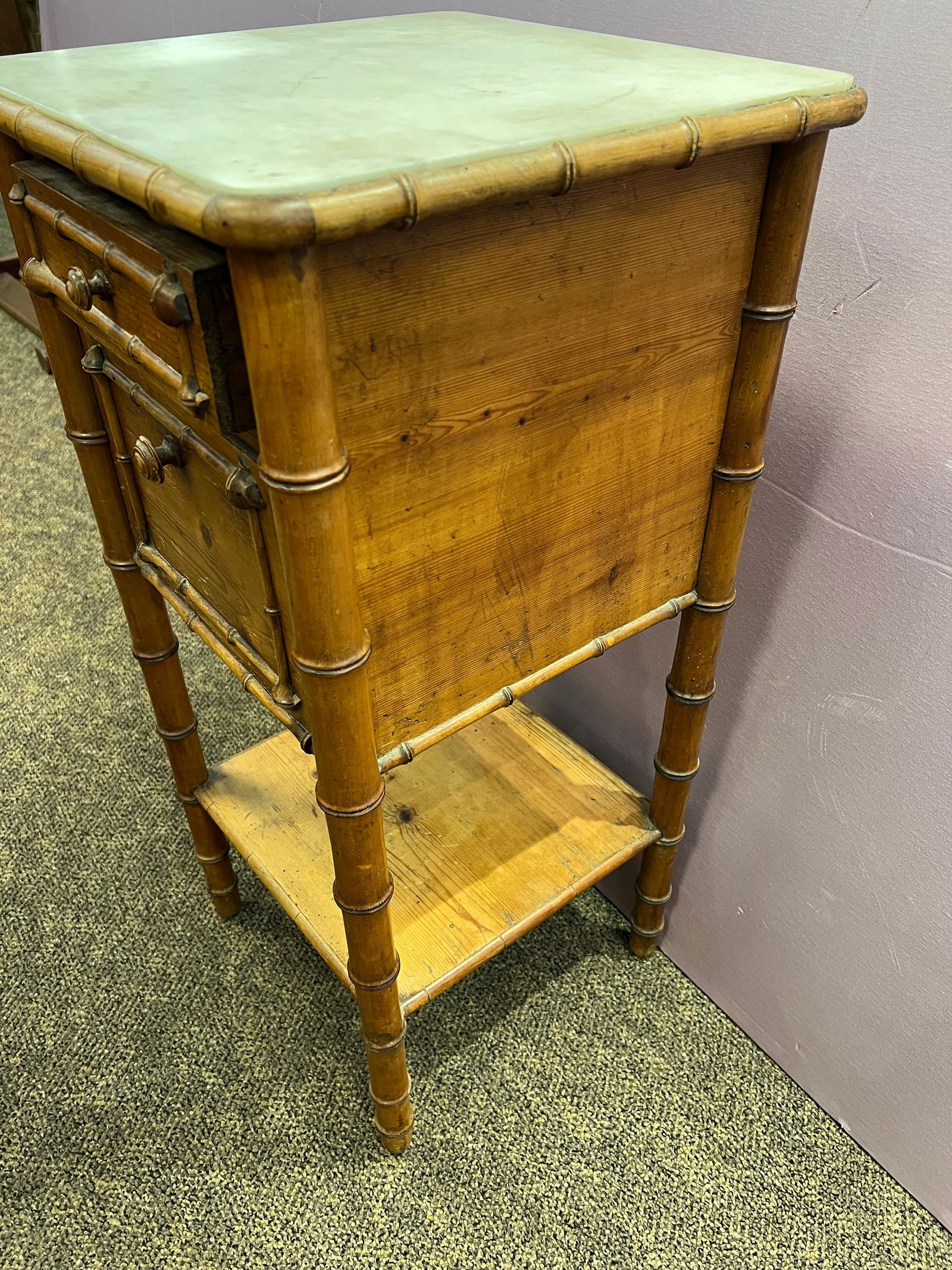 Bamboo 2 Drawer Stand - 3