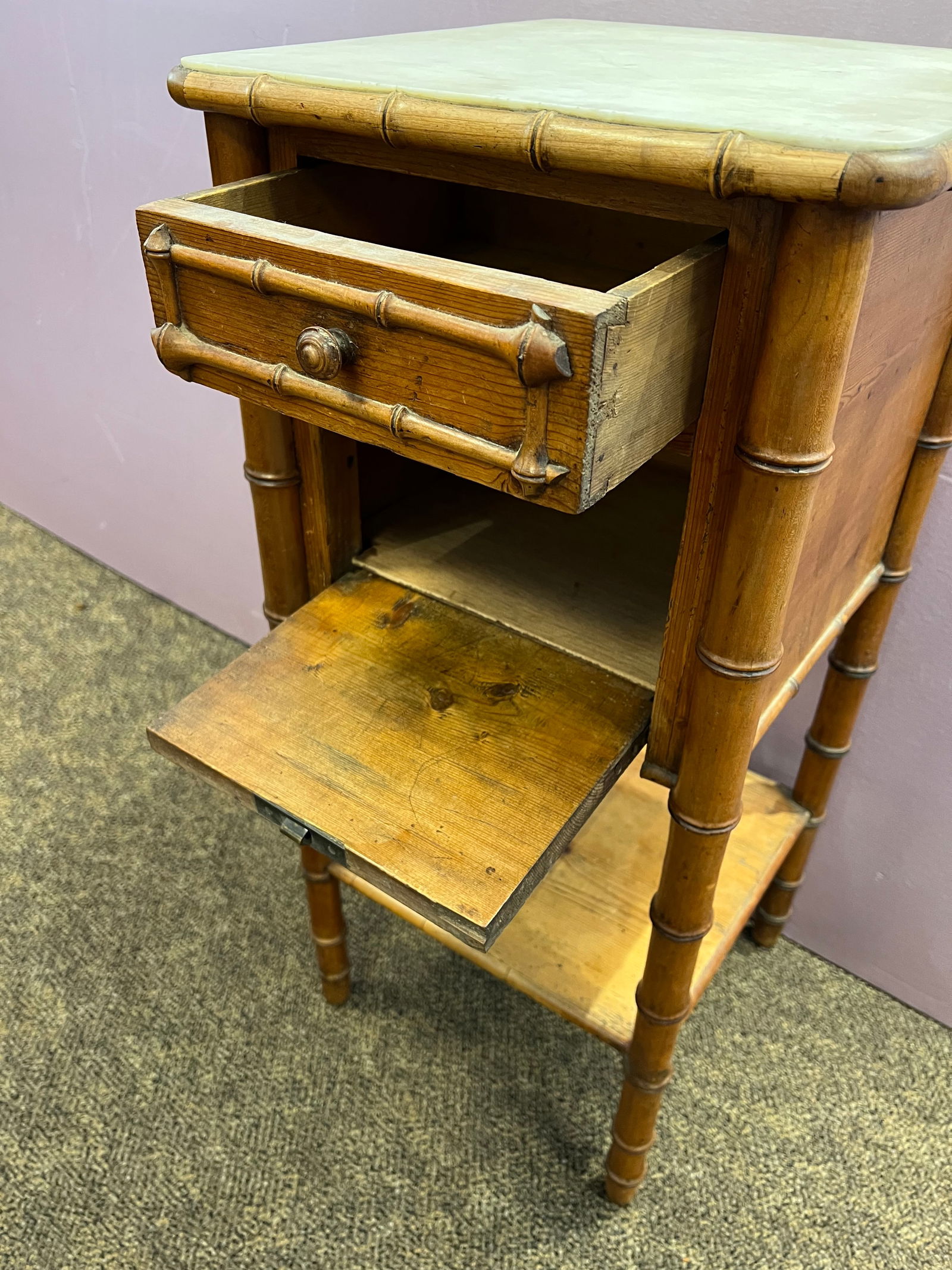 Bamboo 2 Drawer Stand - 4