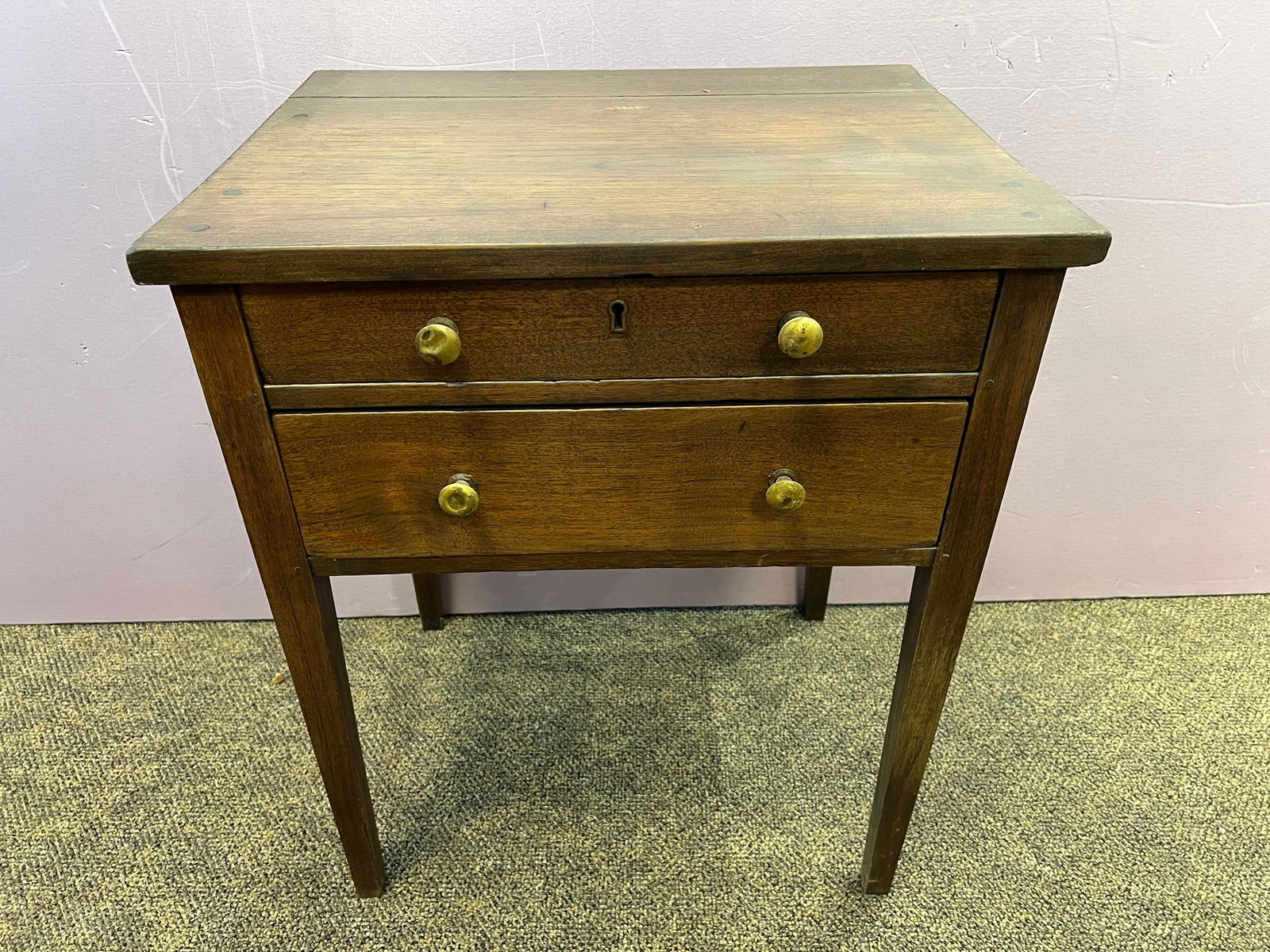 Primitive 2 Drawer Stand (1 of 7)