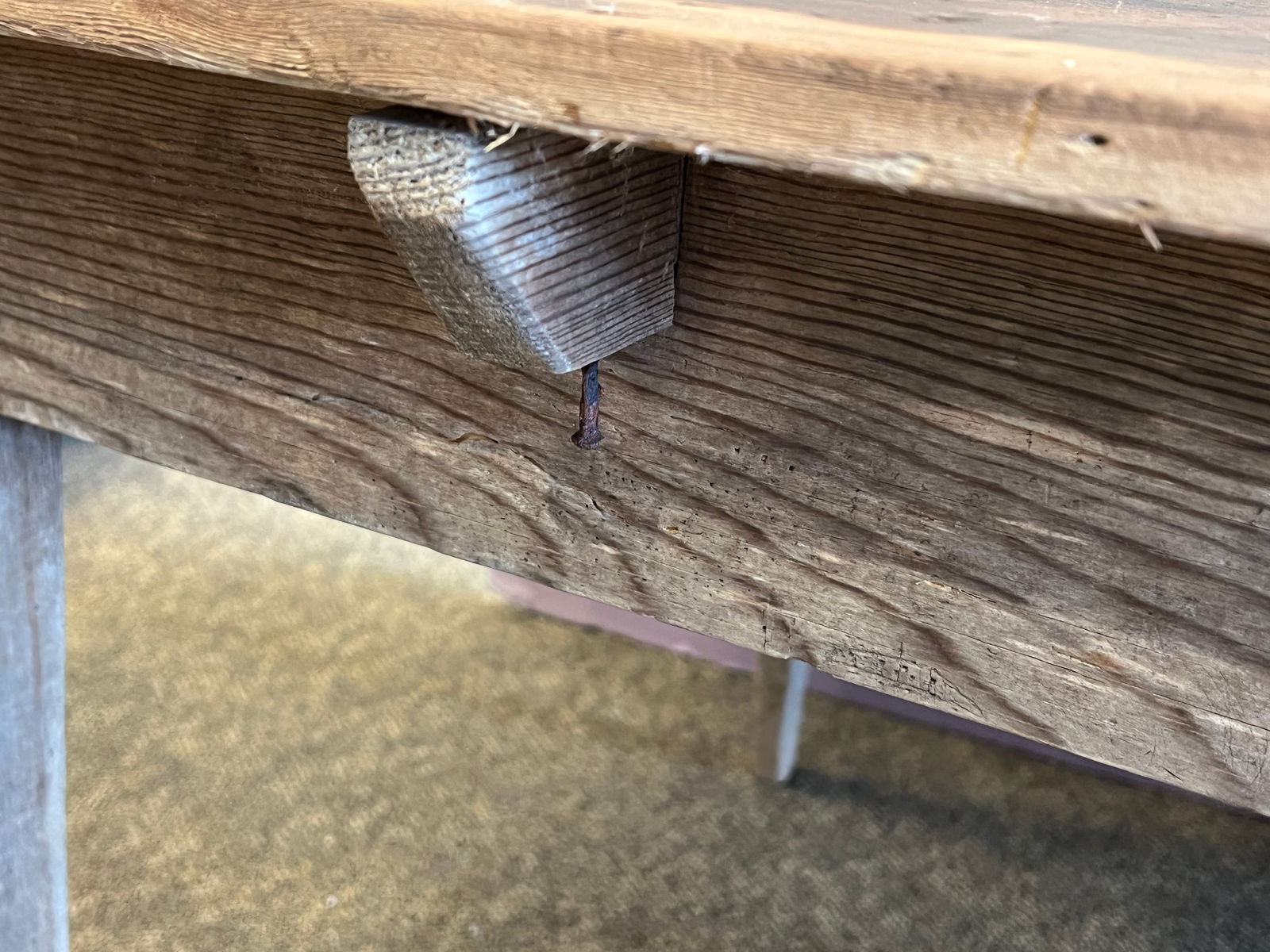 Primitive Farm Table - 6