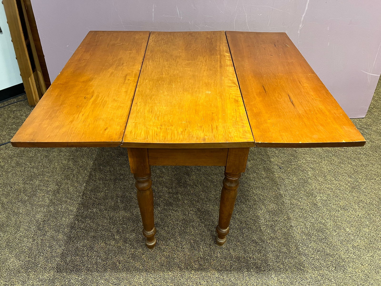 Cherry Drop Leaf Table - 4