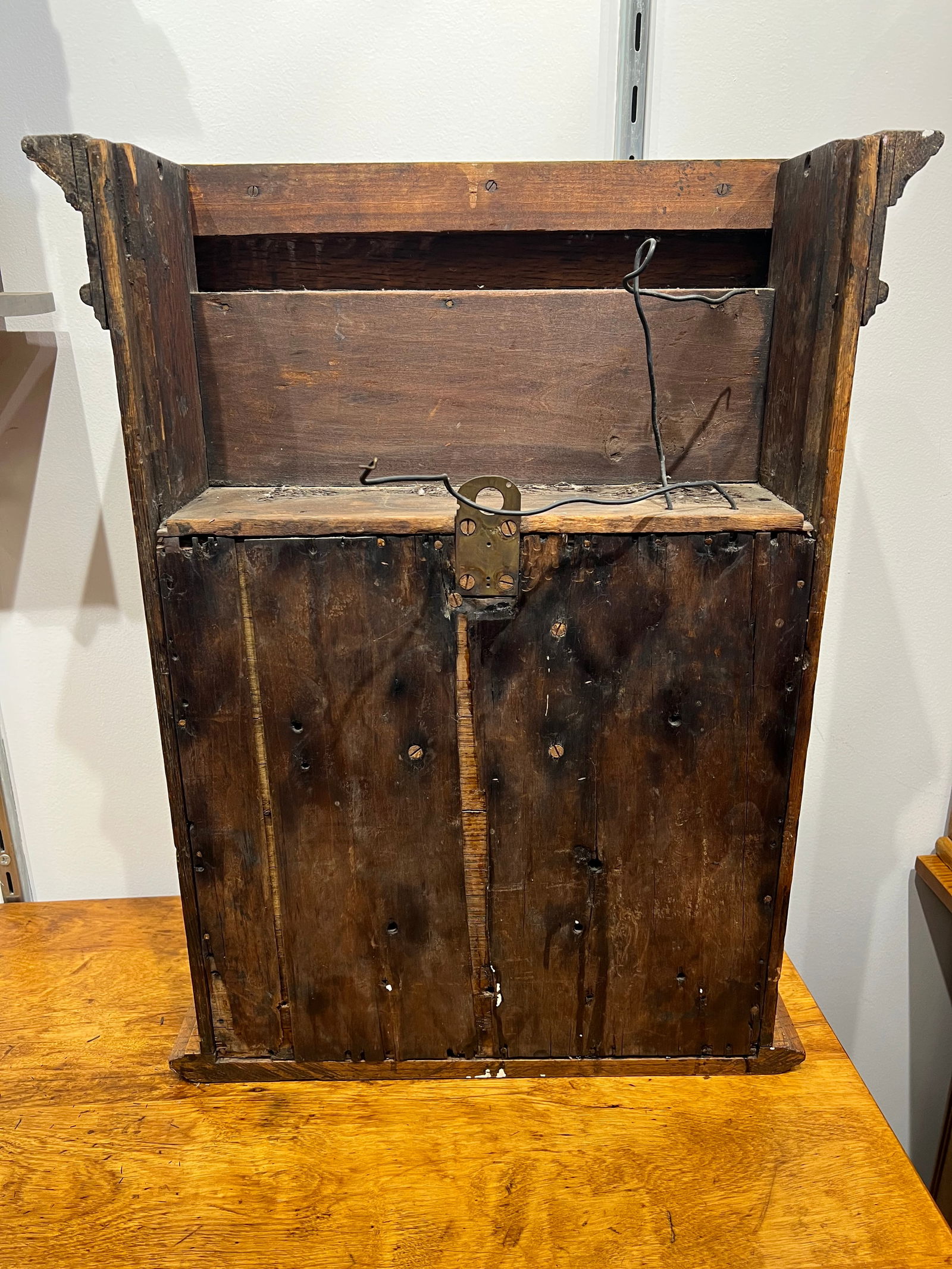 Oak Case Clock ca. 1898 Self Winding - 7