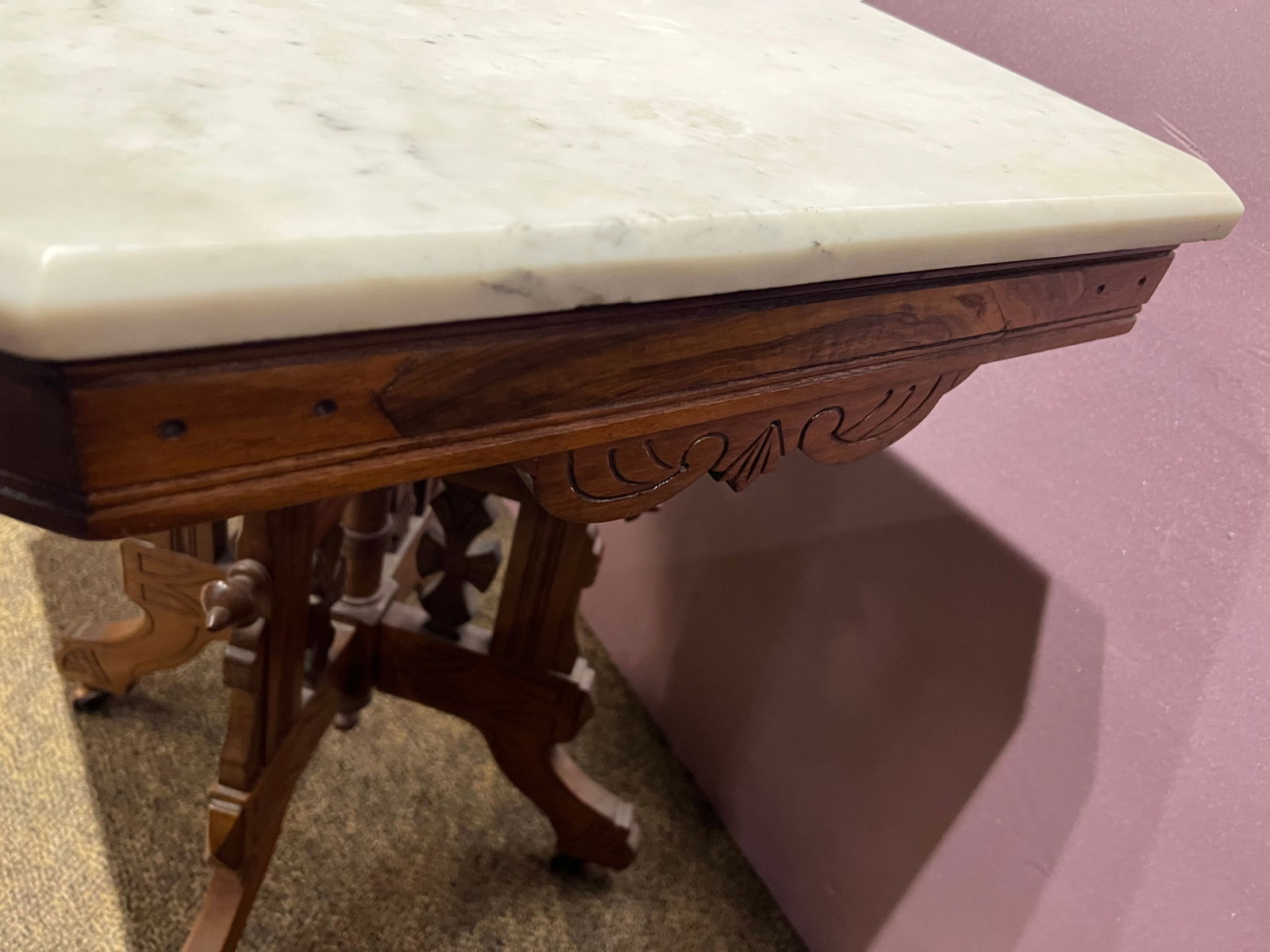 Marble Top Table - 6