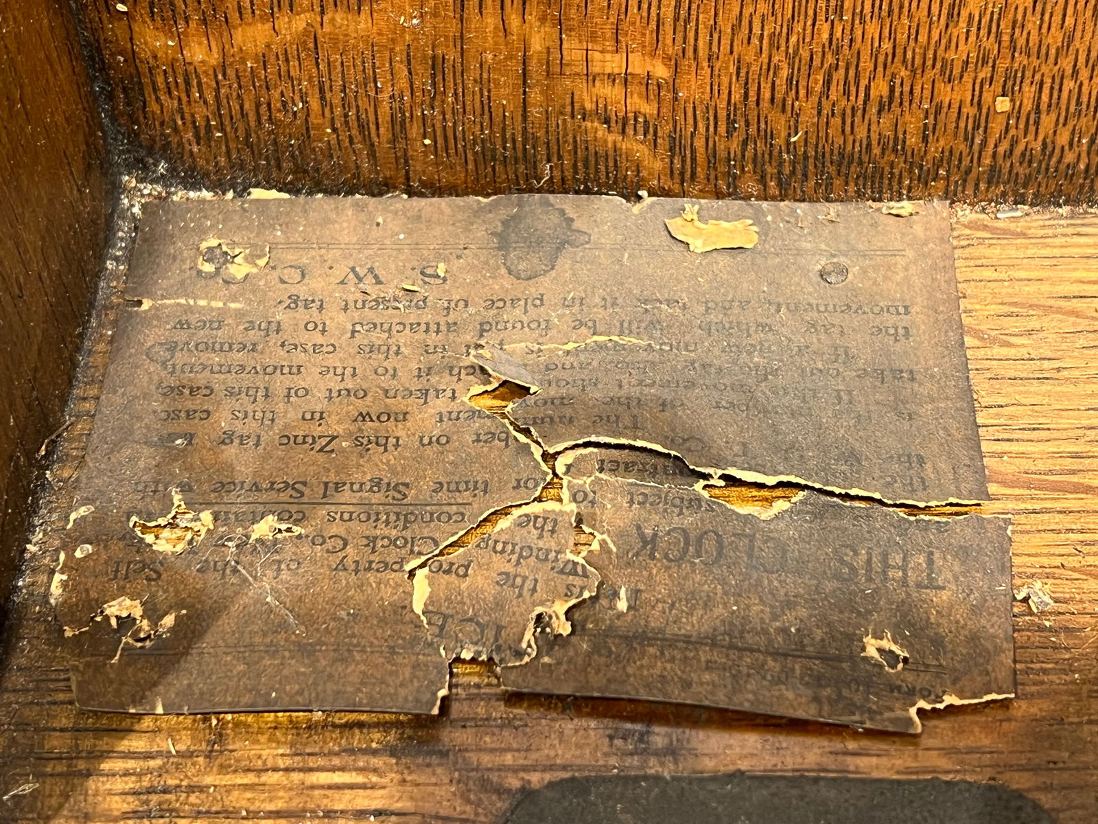 Self Winding Clock Co. Wall Hanging Clock - 10