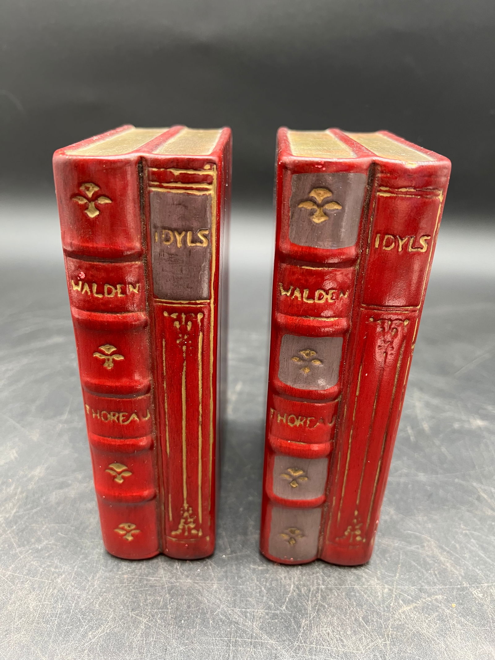 Pair of Composition Bookends: Pair of Composition Bookends