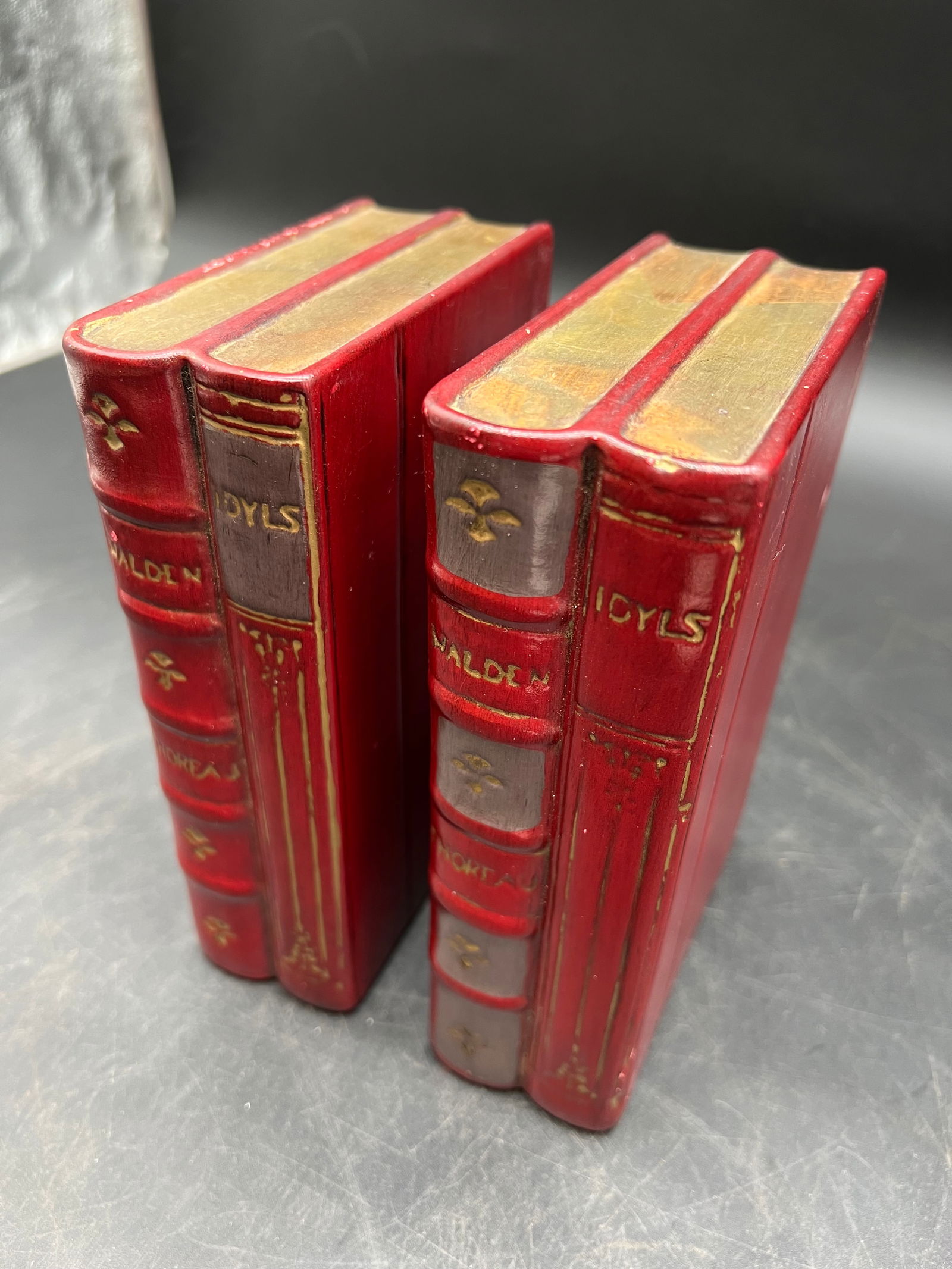 Pair of Composition Bookends - 2