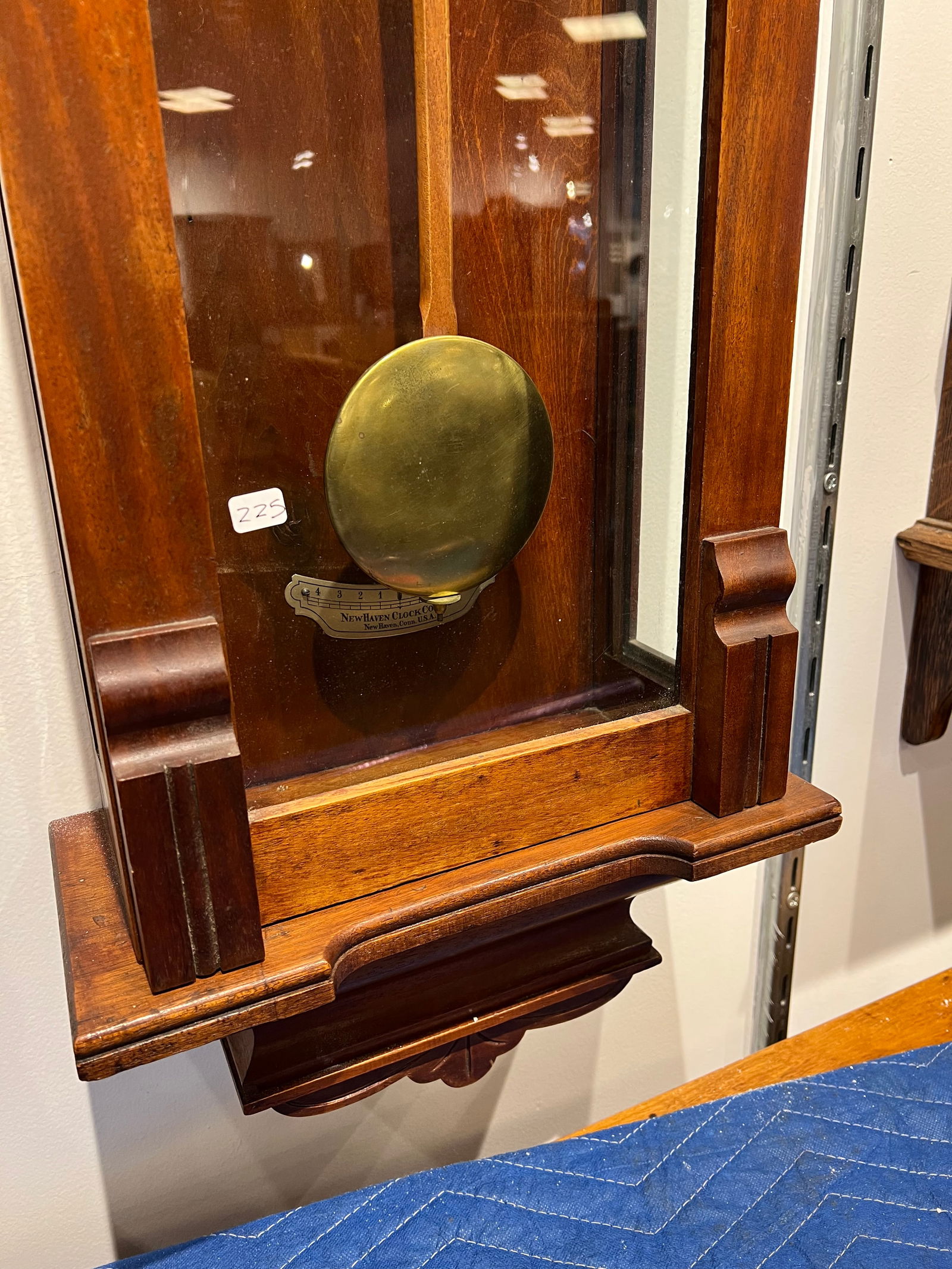 New Haven Clock Co. Hanging Wall Clock - 4