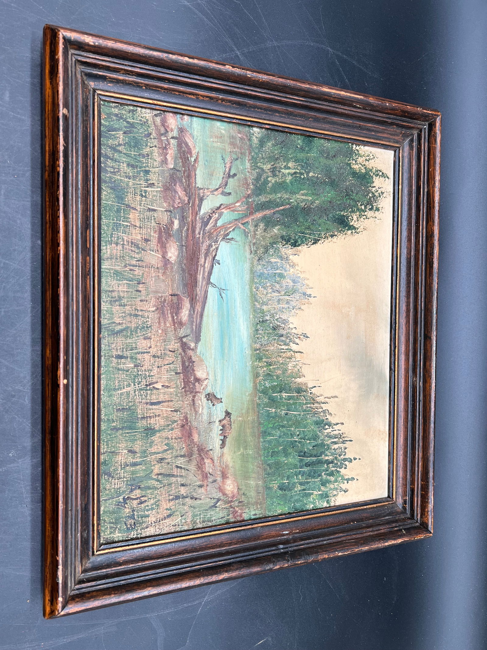 Artist Signed Oil on Board - Landscape Scene (1 of 6)