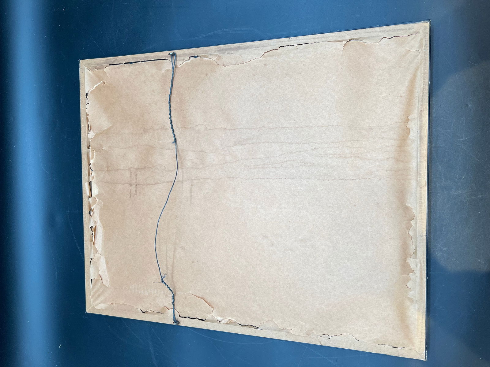 Early Print - Mountainside Harbor Scene - 6