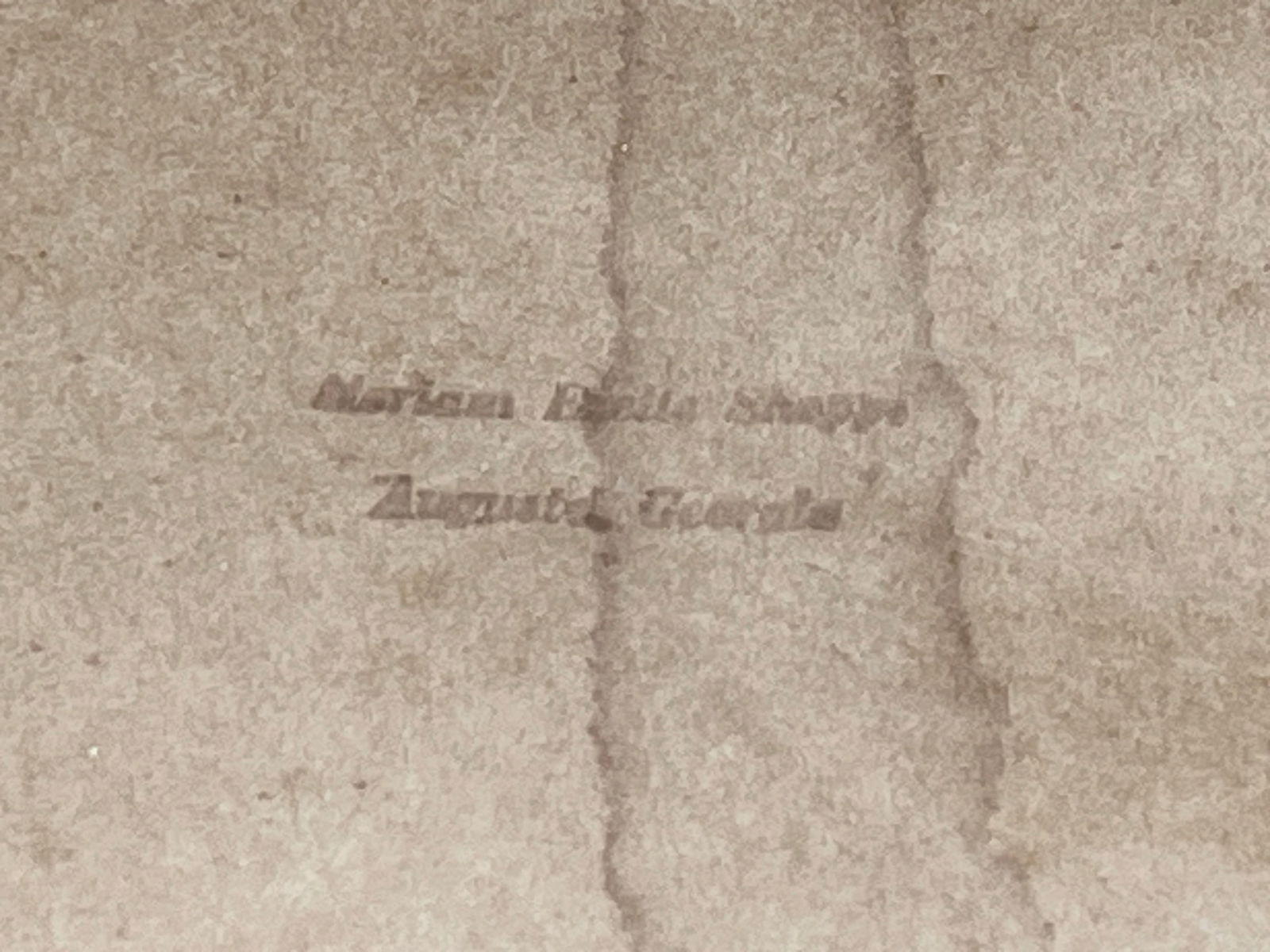 Early Print - Mountainside Harbor Scene - 7