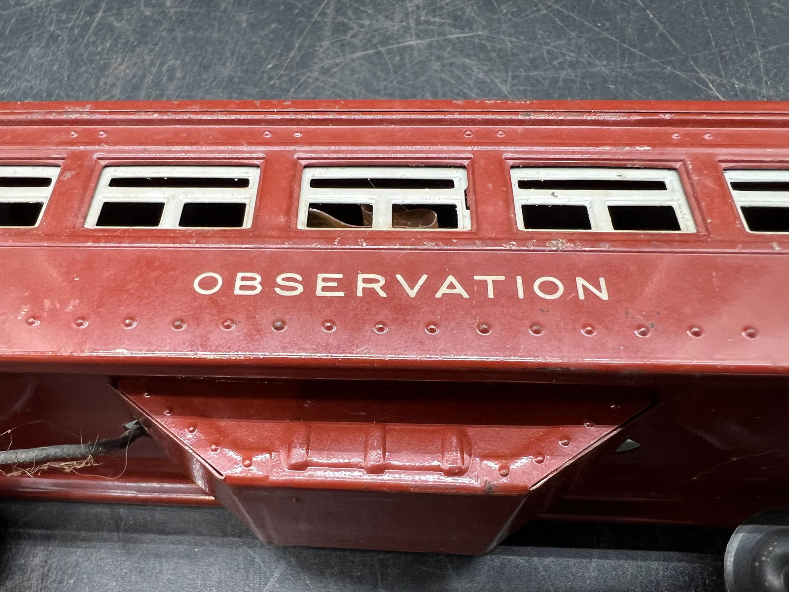 O Gauge Observation Car - 3