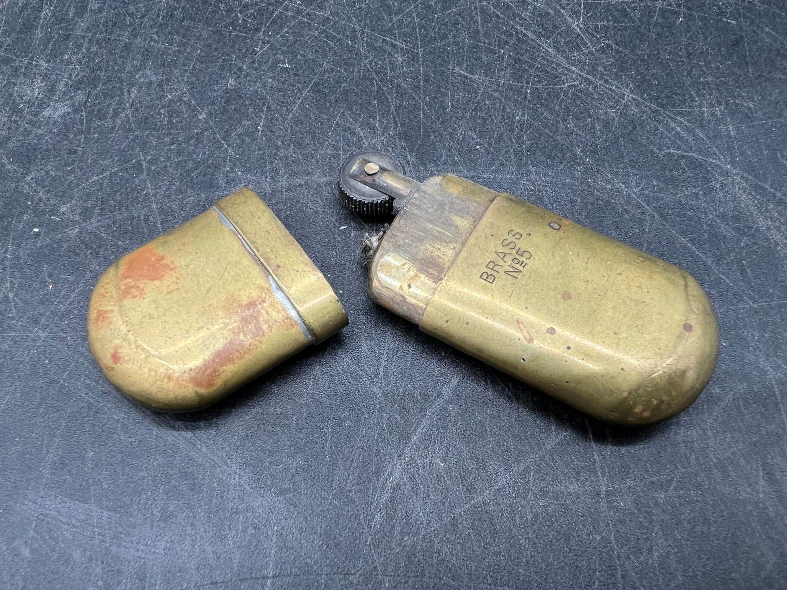 Early Brass Lighter - 3