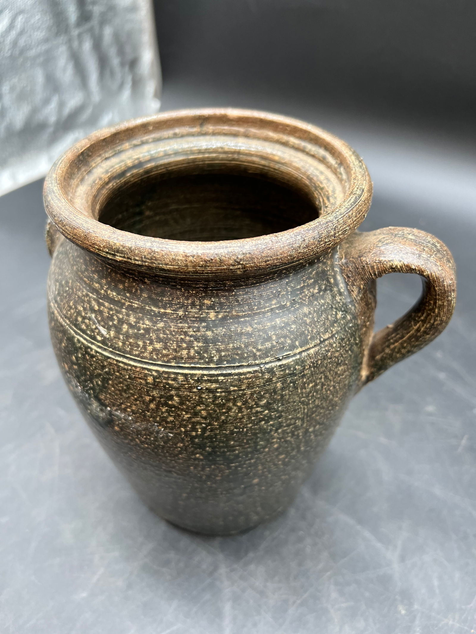 Stoneware Crock Bobby Ferguson Gillsville Ga. - 2