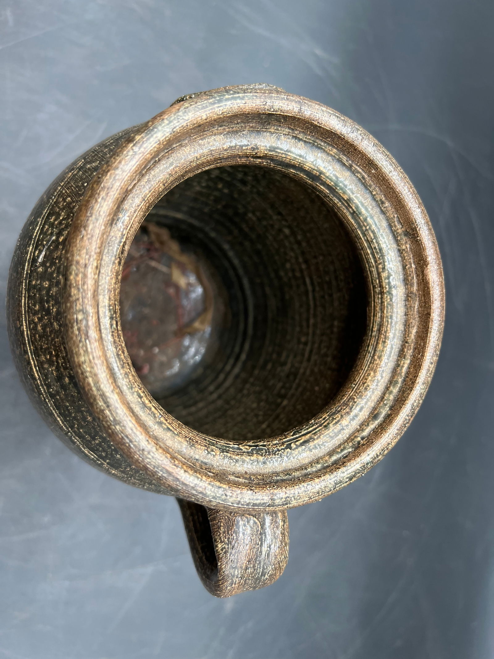 Stoneware Crock Bobby Ferguson Gillsville Ga. - 3